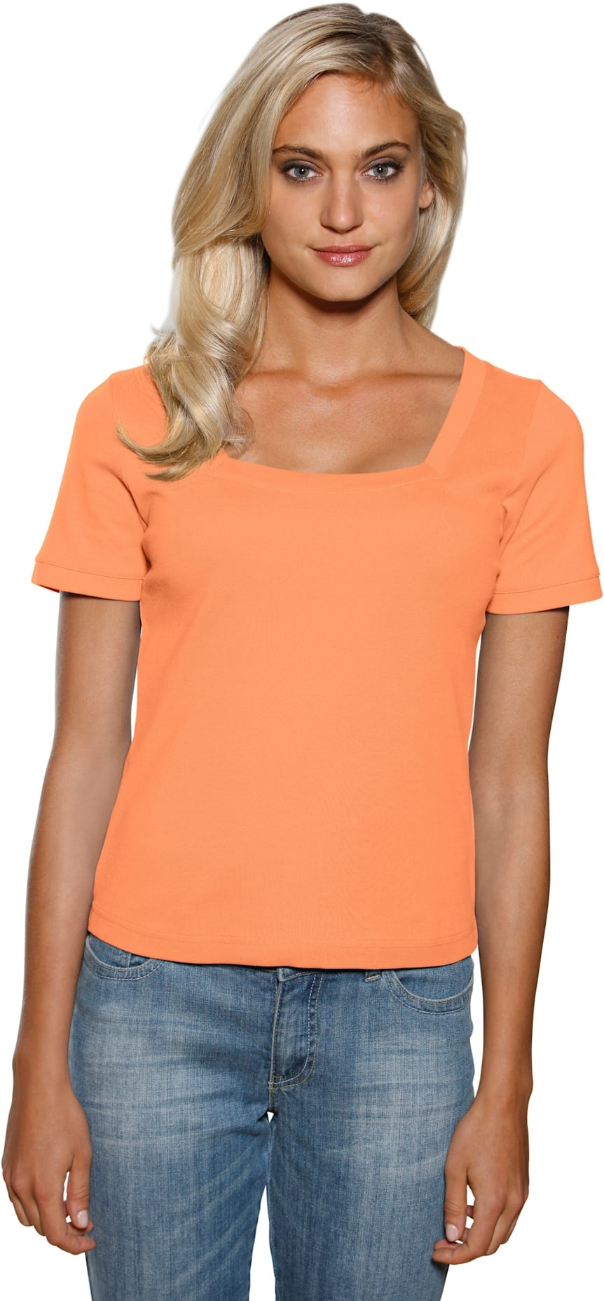 heine Kurzarmshirt "Carré-Shirt" 1 Stk. tlg. günstig online kaufen