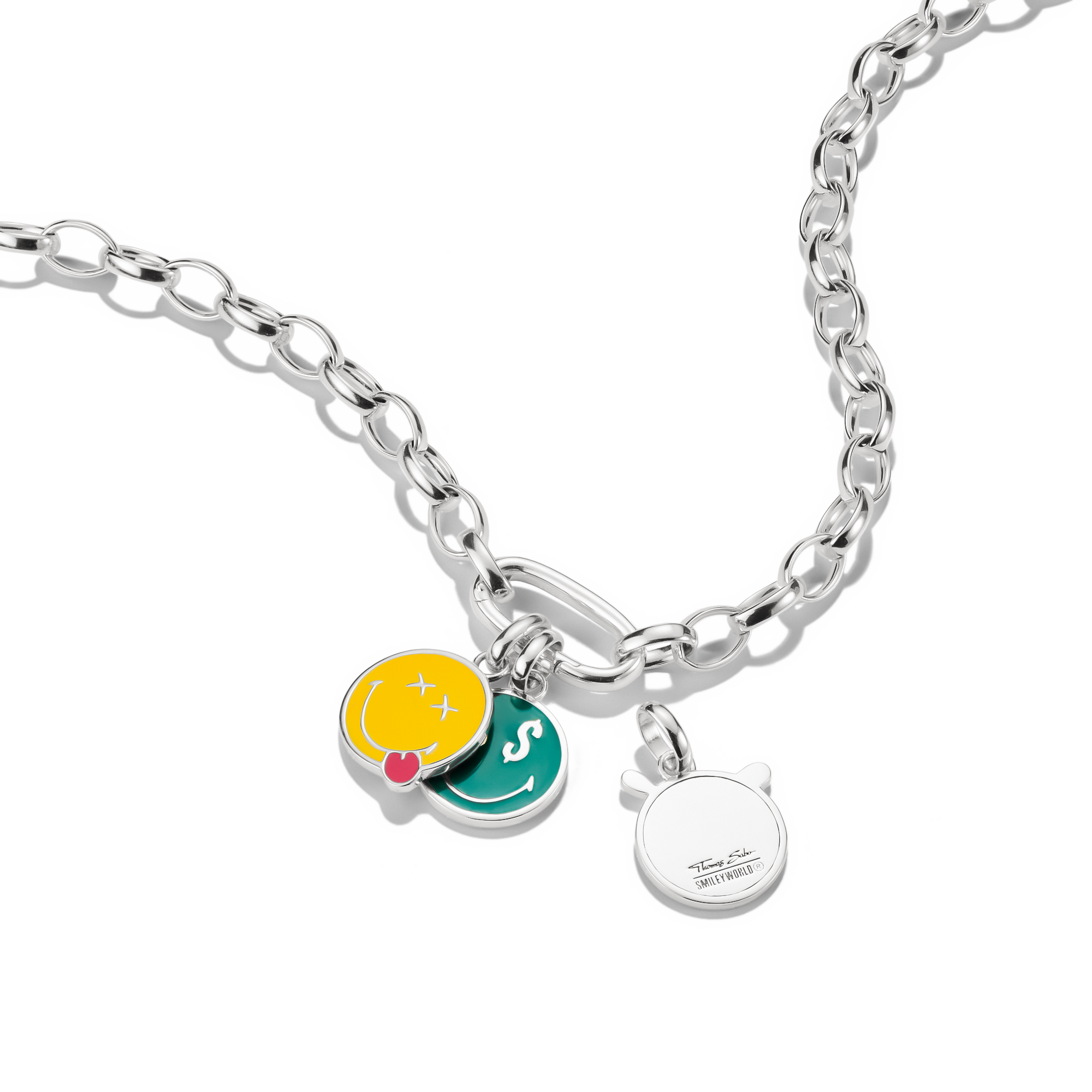 THOMAS SABO Charm-Einhänger »SMILEYWORLD®Laughing Charm - Connect«
