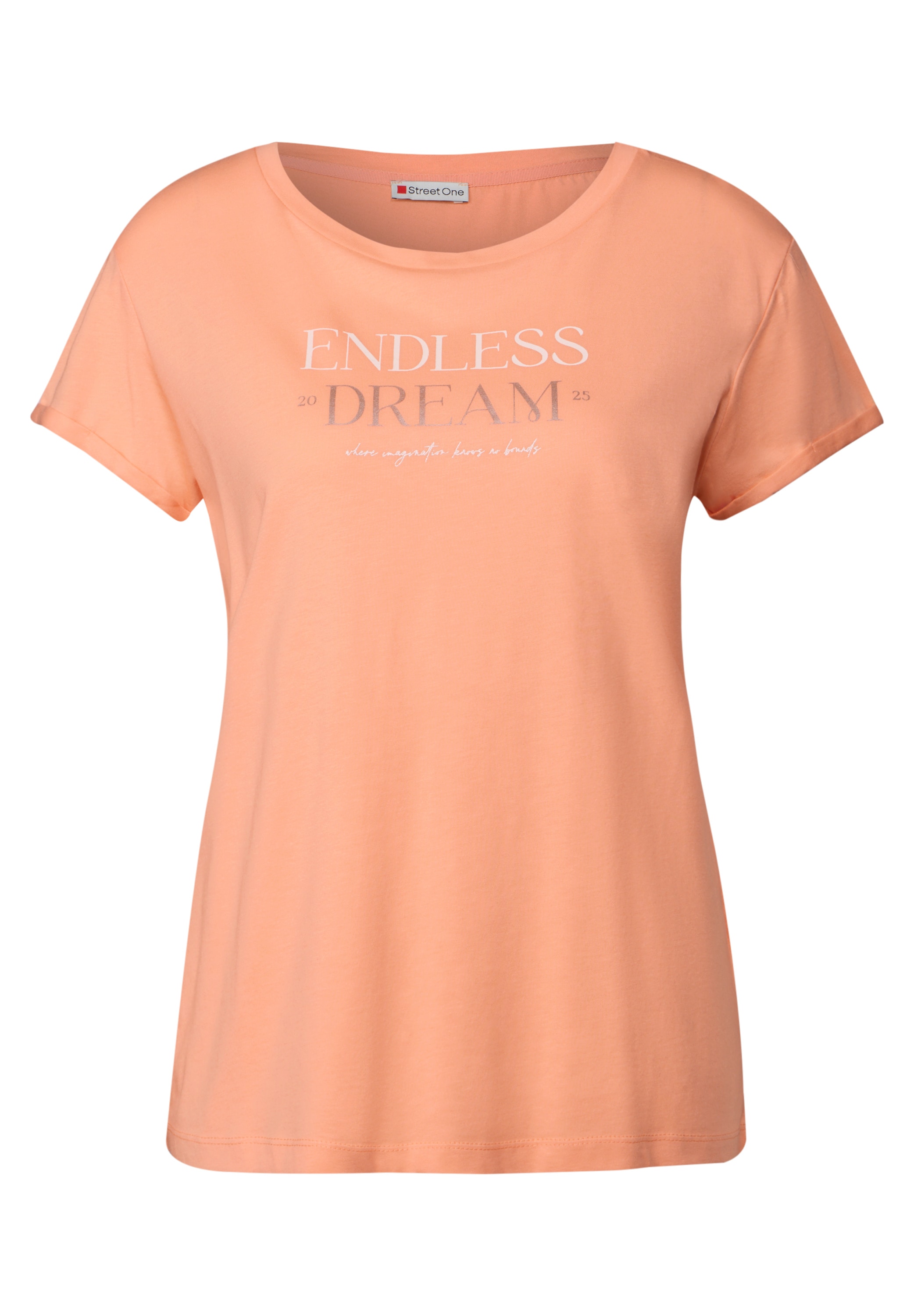 STREET ONE T-Shirt, mit Rundhalsausschnitt
