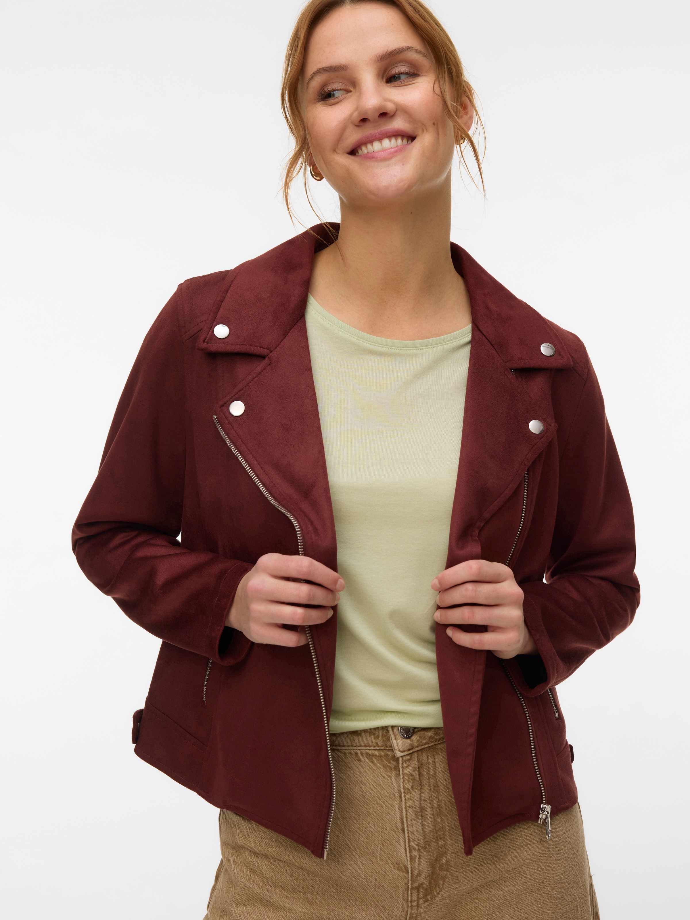 Vero Moda Lederimitatjacke "VMJOSE SHORT FAUX SUEDE JACKET GA NOOS" mit asy günstig online kaufen