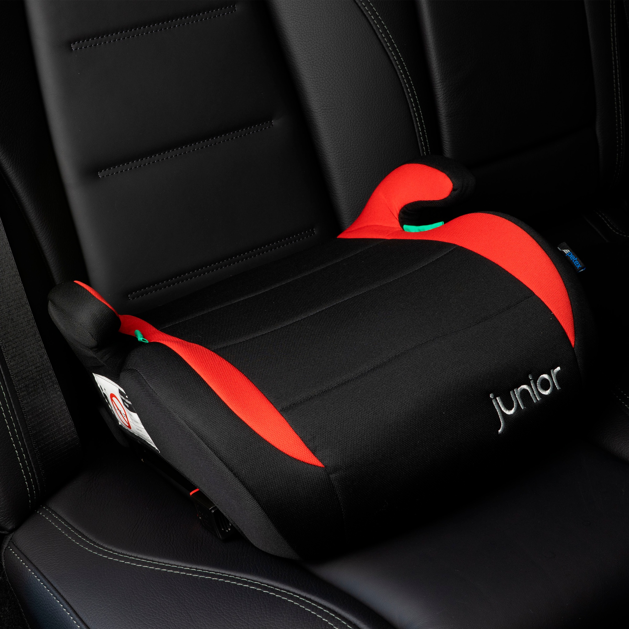 Petex Kindersitzerhöhung »Max Plus«, Befestigung mit ISOFIX-Befestigung & 3-Punkt-Gurt des Fahrzeugs
