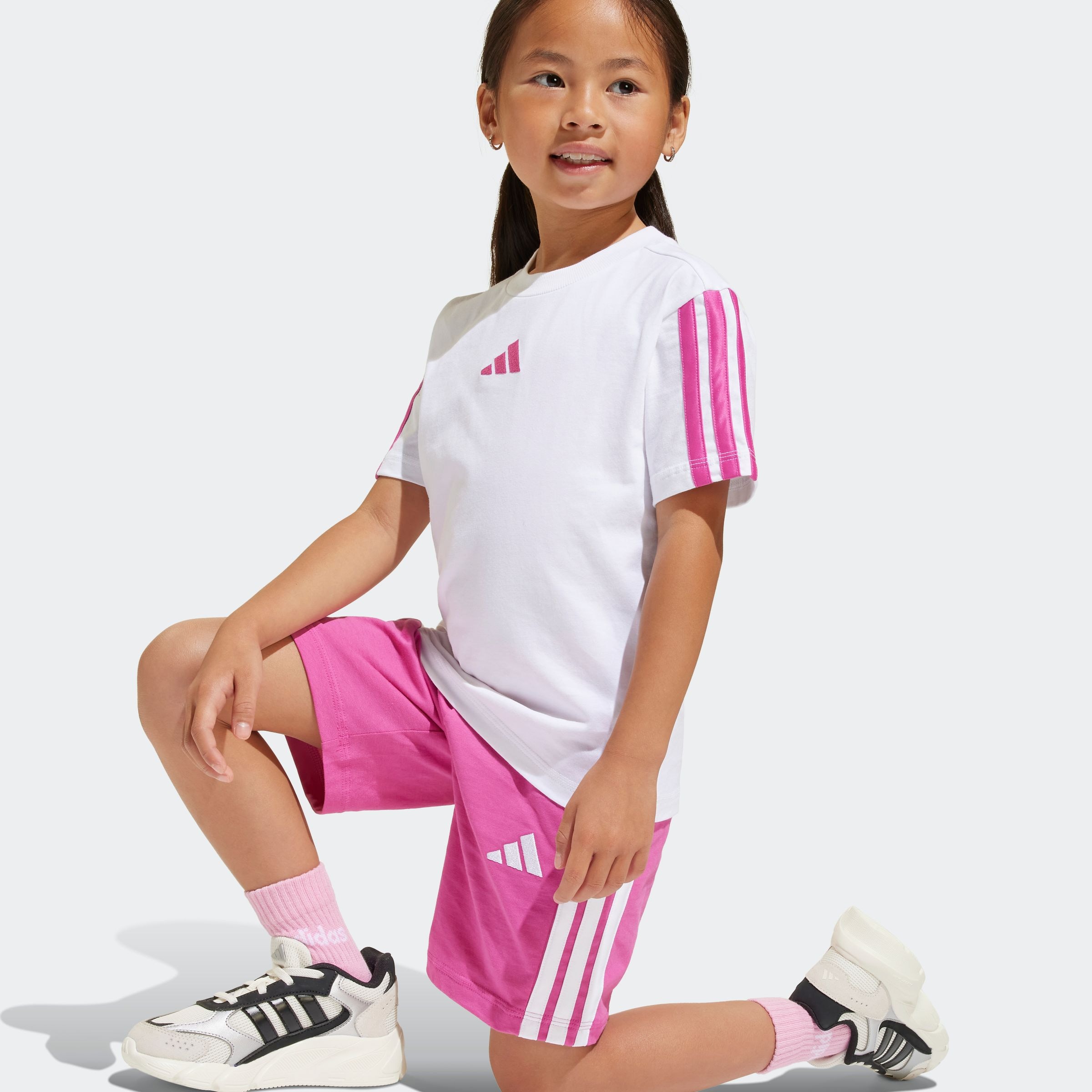 adidas Sportswear Trainingsanzug »LK 3S T-SET 160«, (2 tlg.)