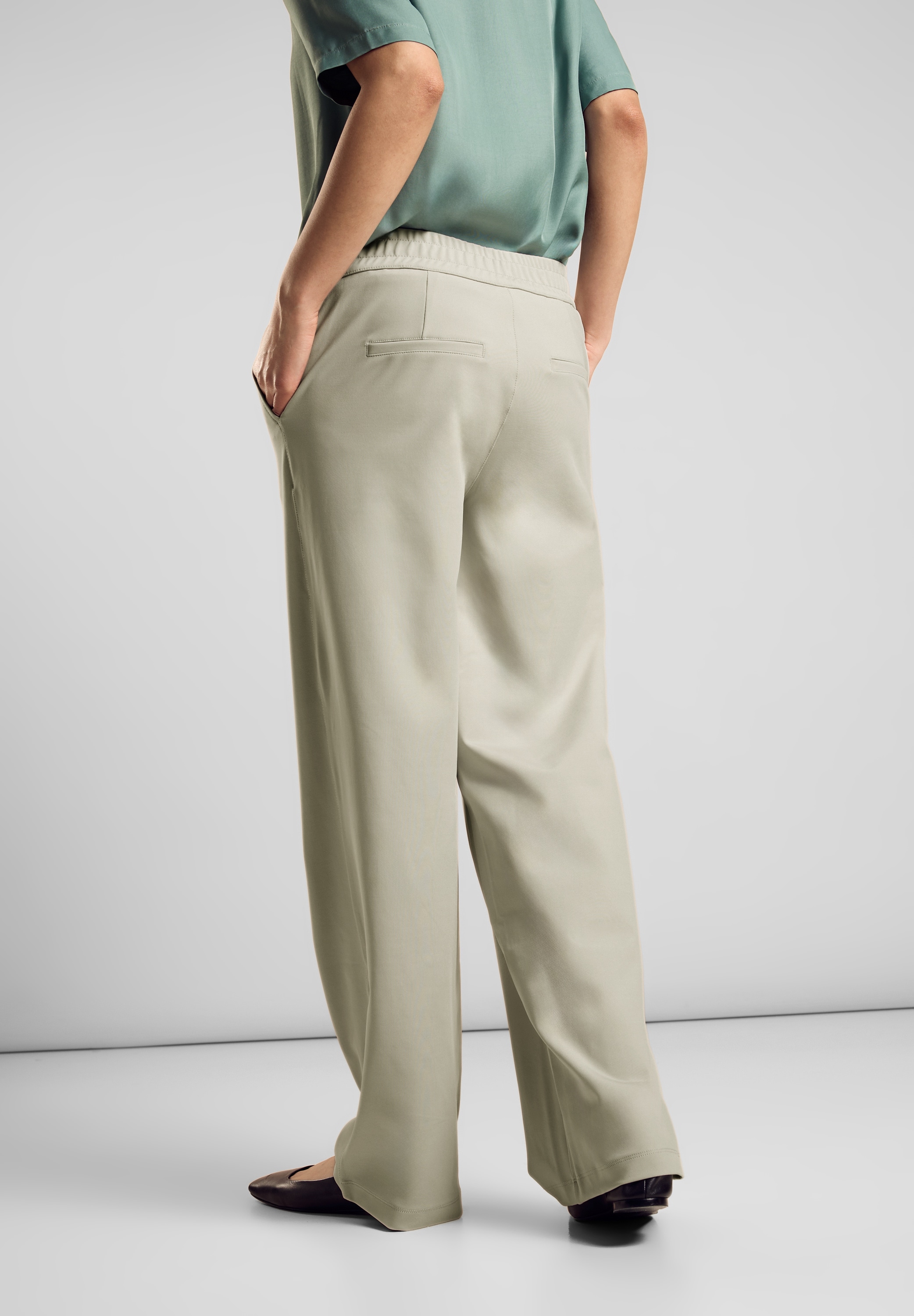 STREET ONE Stoffhose, High Waist