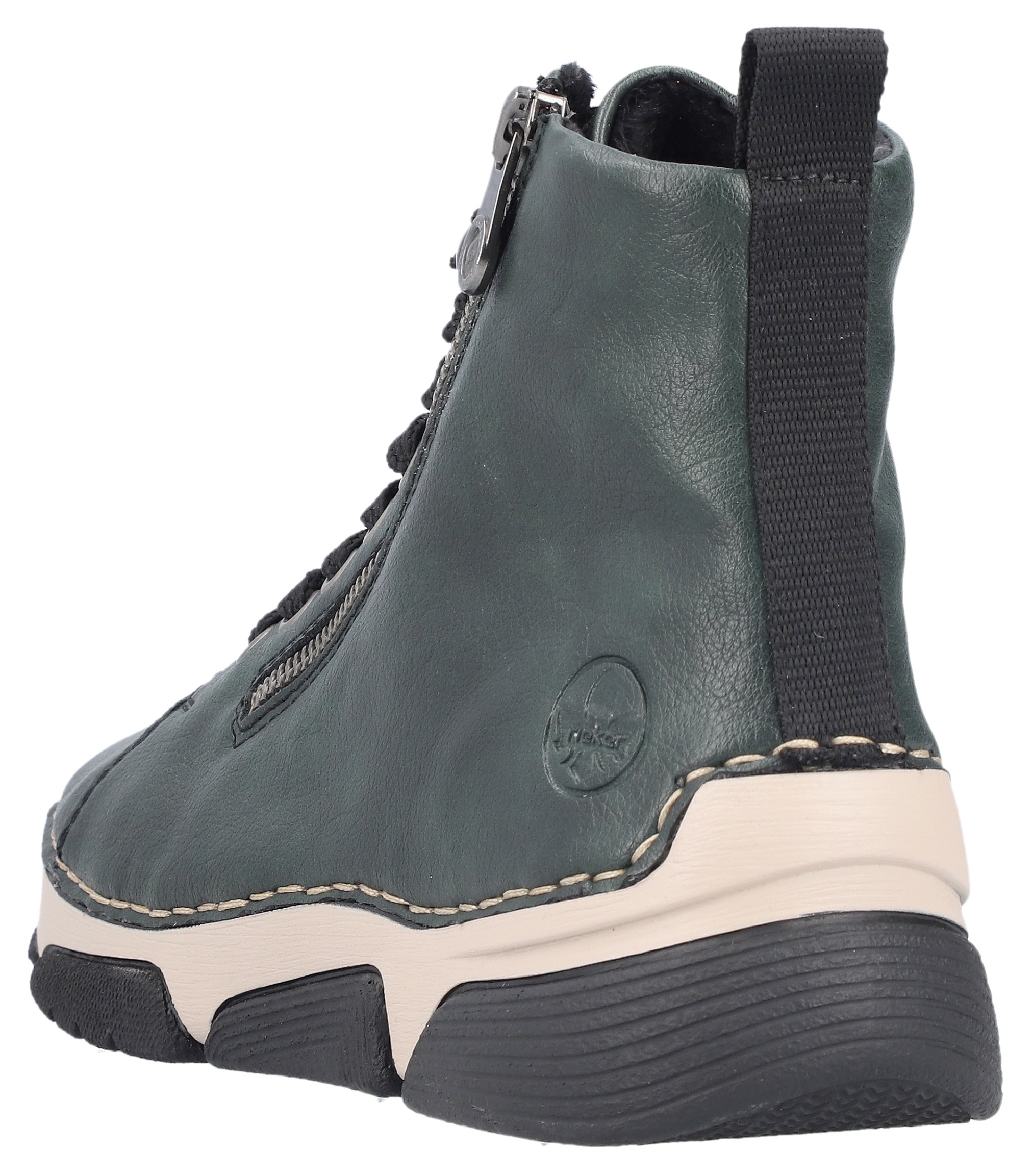 Thumbnail - Rieker Sneaker, Freizeitschuh, Halbschuh, Schnürschuh mit Kontraststeppung