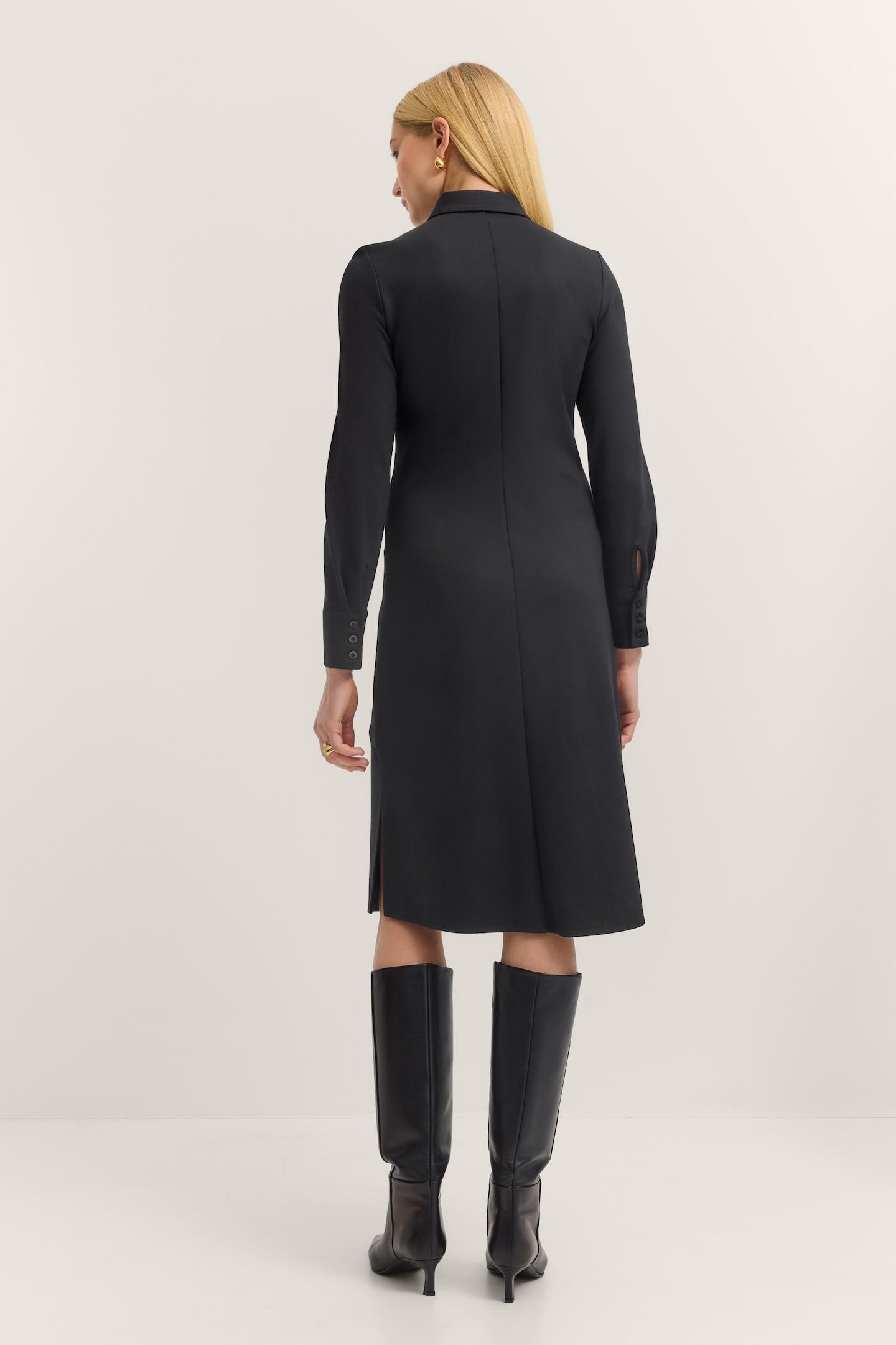 bugatti Blusenkleid »Jersey«, mit Knopfleiste und Hemdkragen
