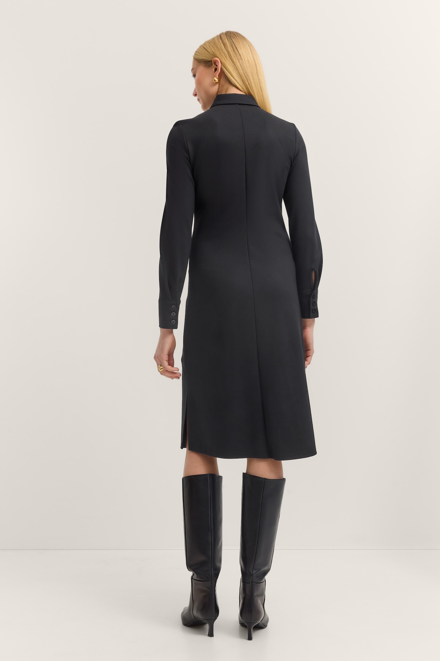 bugatti Blusenkleid "Jersey", mit Knopfleiste und Hemdkragen günstig online kaufen