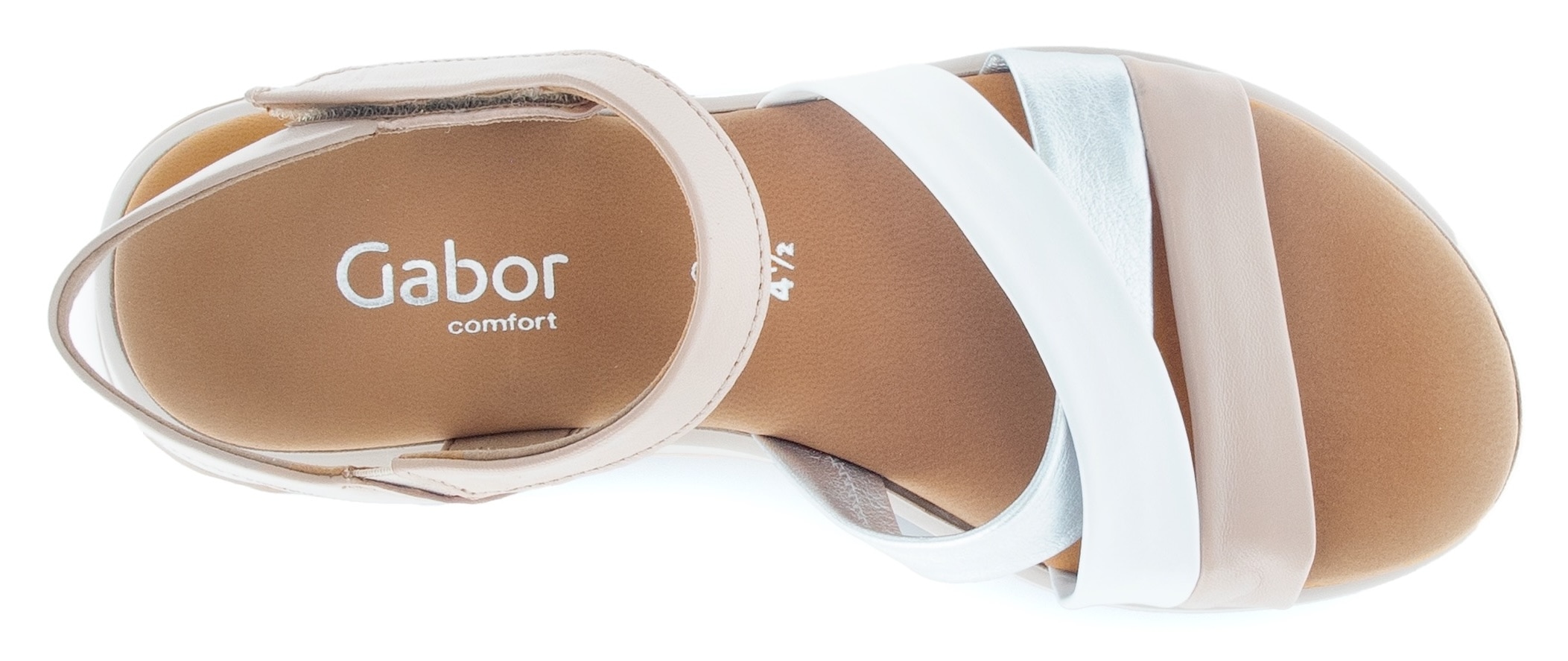 Gabor Keilsandalette »FLORENZ«, Riemchensandale, Sommerschuh, Komfortschuh in Weite G (=weit)
