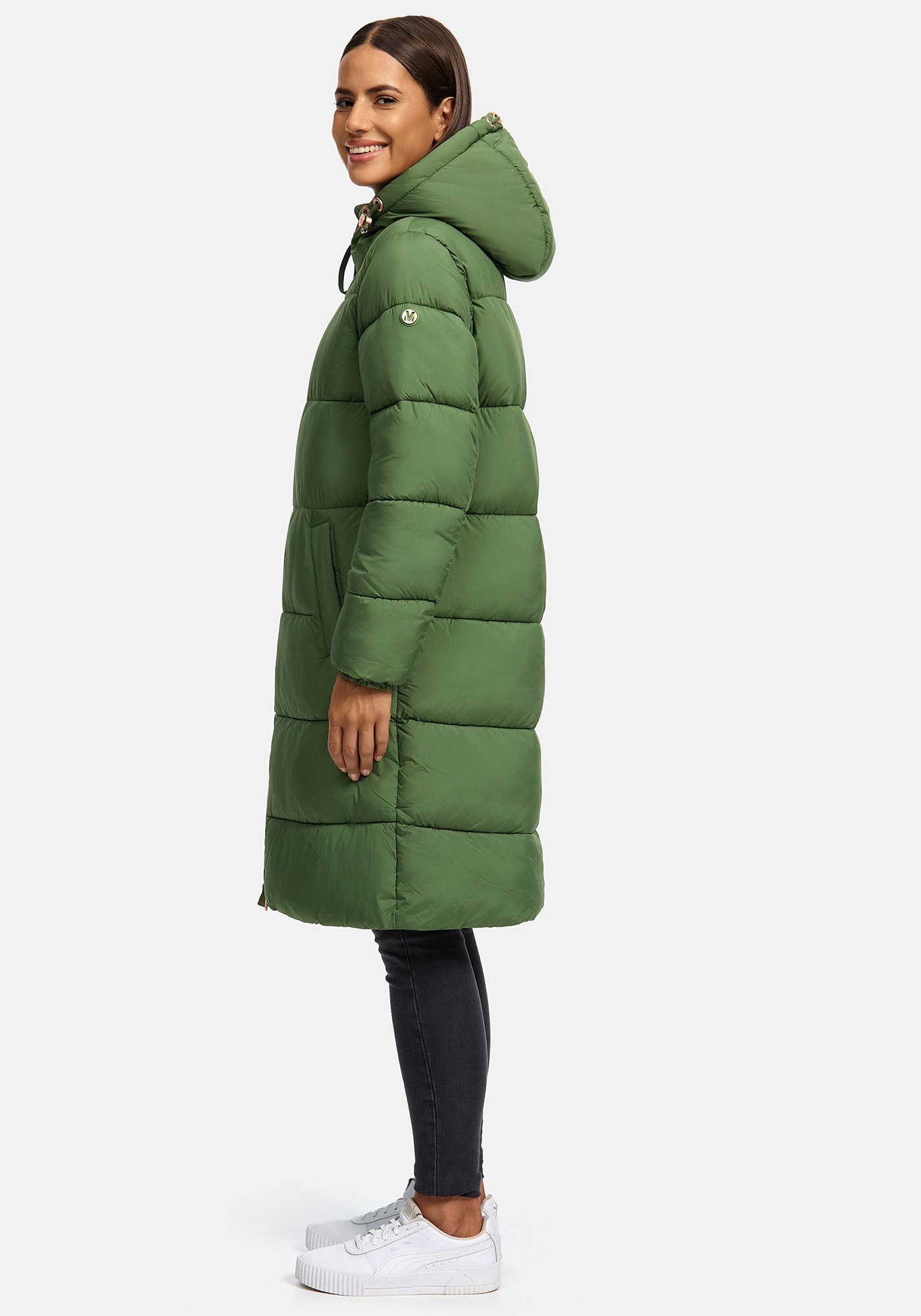 Marikoo Winterjacke »Nomadiaa«, Lange Damen Winterjacke