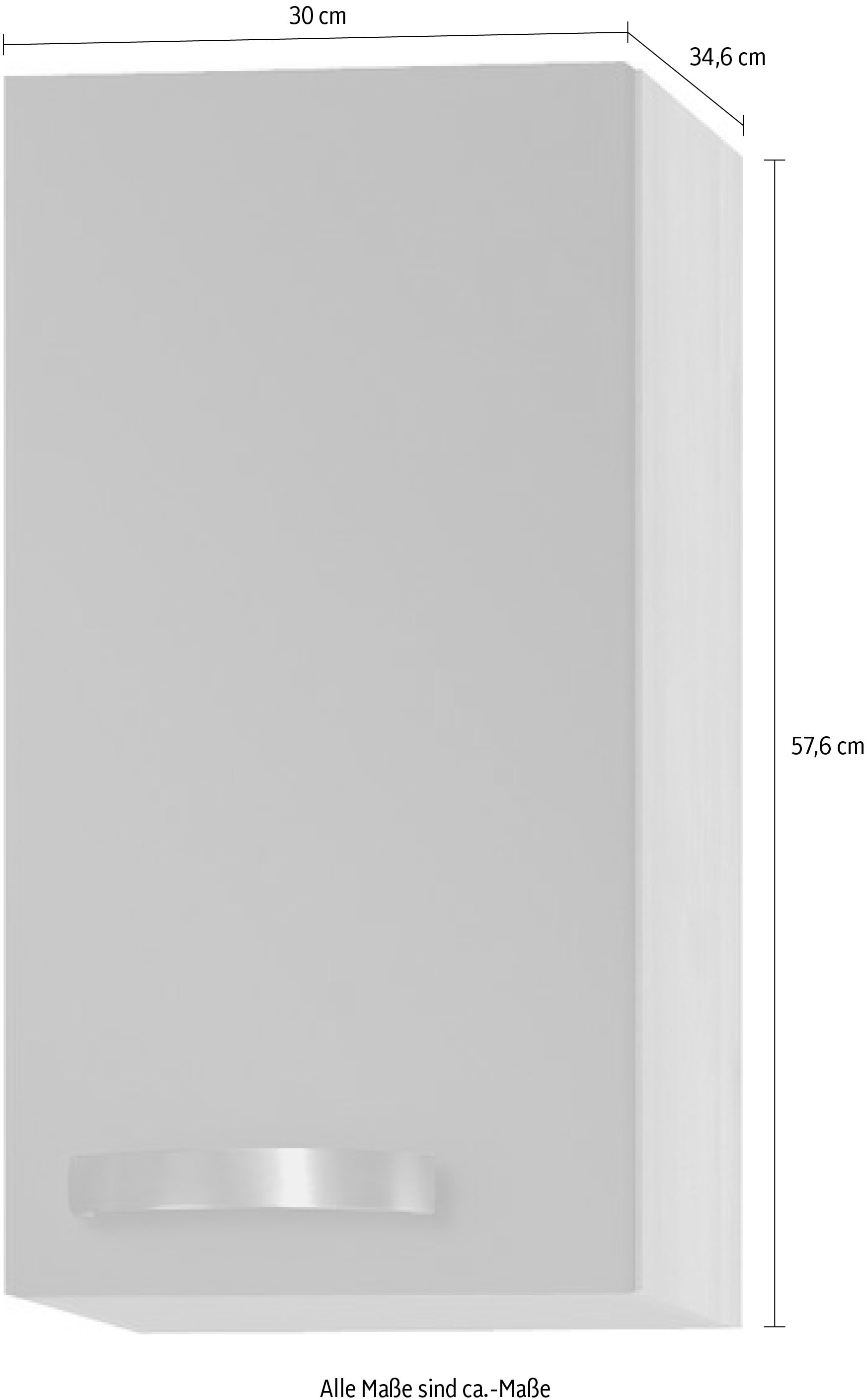 OPTIFIT Hängeschrank »Faro«, mit Metallgriff, Breite 30 cm bestellen | BAUR | Hängeschränke
