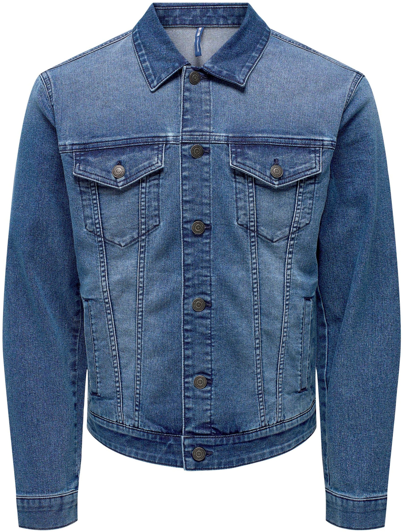 ONLY &amp; SONS Jeansjacke »ONSCOIN MID. BLUE 4333 JACKET« JN7491