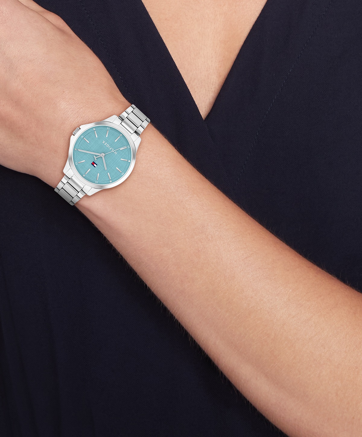 Tommy Hilfiger Quarzuhr »CHLOE« Armbanduhr, Damenuhr, Edelstahlarmband, analog