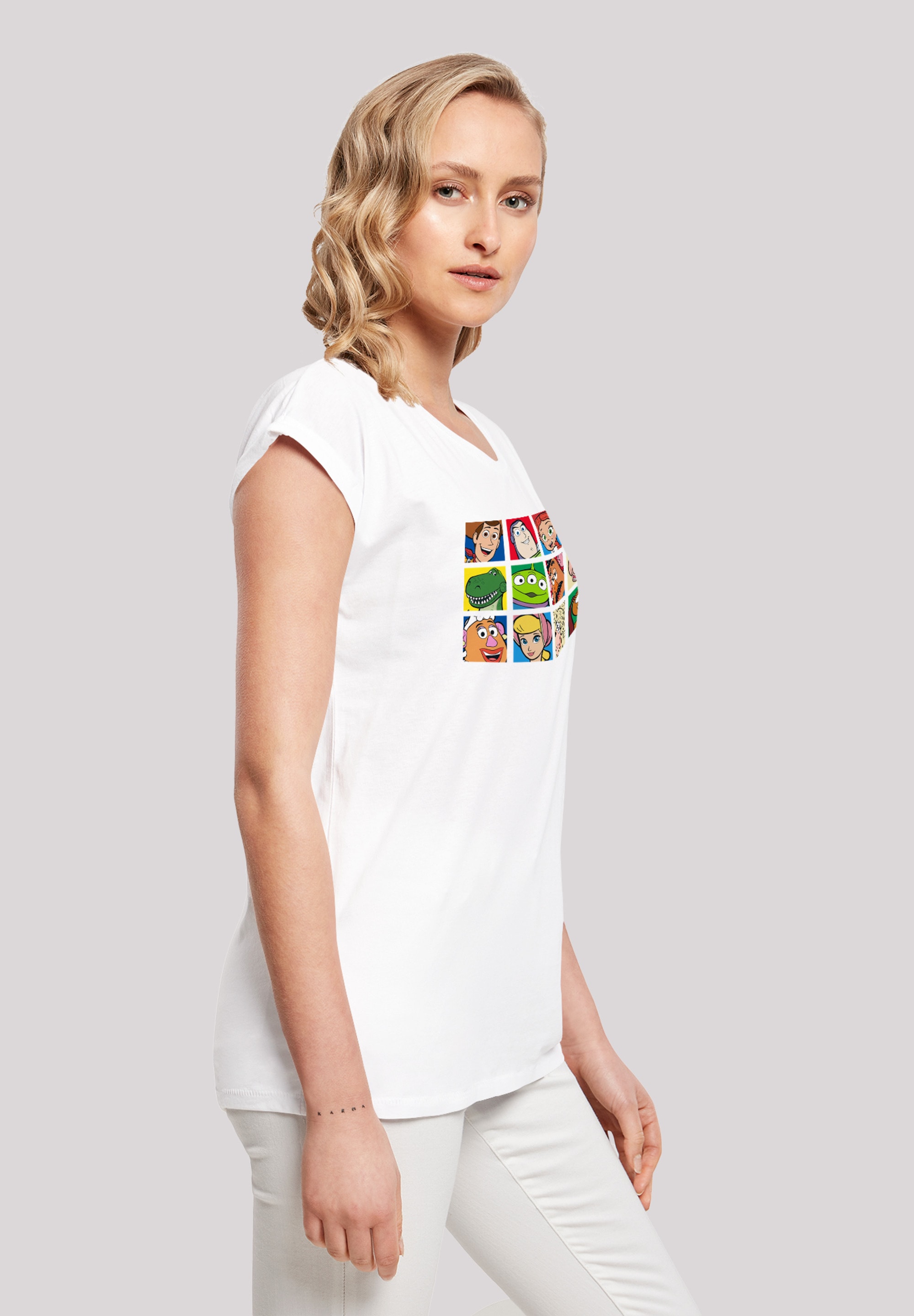 F4NT4STIC T-Shirt »Disney Toy Story Woody Buzz Aliens Rex«, Damen,Premium Merch,Regular-Fit,Kurze Ärmel,Bedruckt