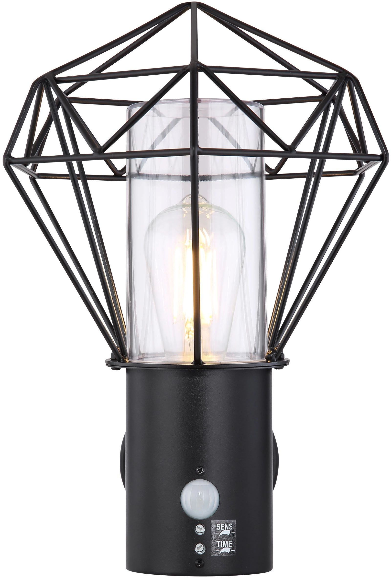 GLOBO LIGHTING Außen-Wandleuchte »HORACE«, Leuchtmittel E27 | LED wechselbar, 1400lm Output