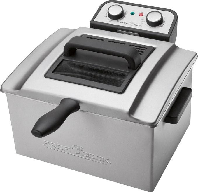 ProfiCook Kaltzonenfritteuse "PC-FR 1038", 3000 W, Fassungsvermögen 5 l, Fassungsvermögen 1 kg