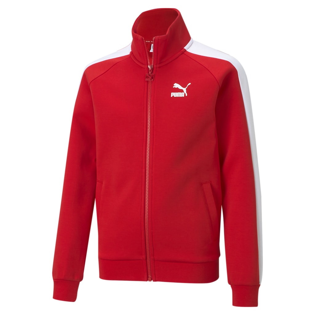 PUMA Sweatjacke »Iconic T7 Trainingsjacke Jungen«