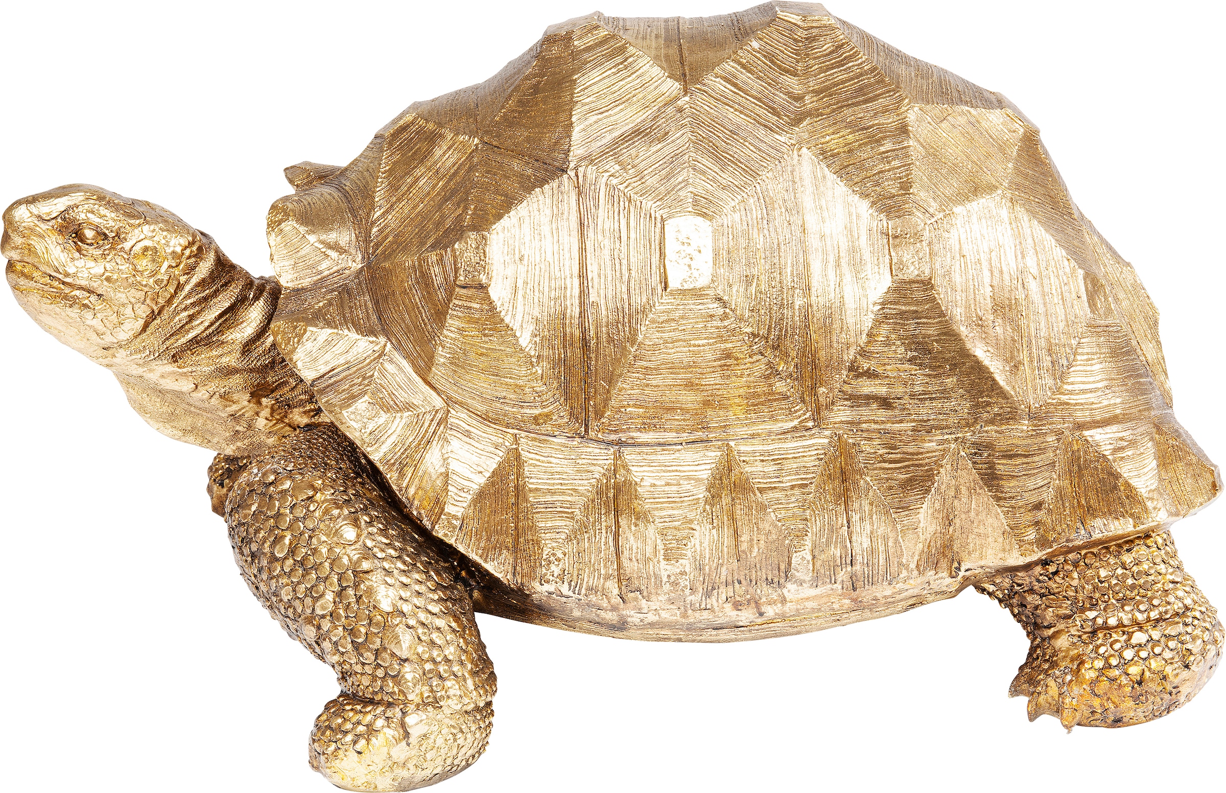Kare Design Dekofigur »Turtle Gold Medium 40cm«