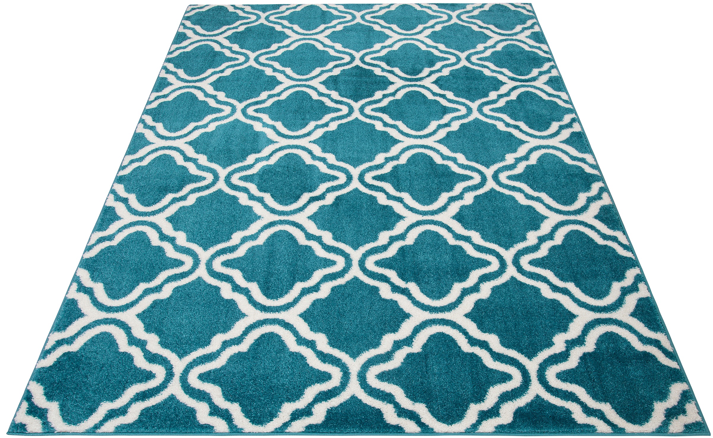 my home Teppich "Debora" rechteckig 13 mm Höhe Kurzflor Teppich, gemustert, günstig online kaufen