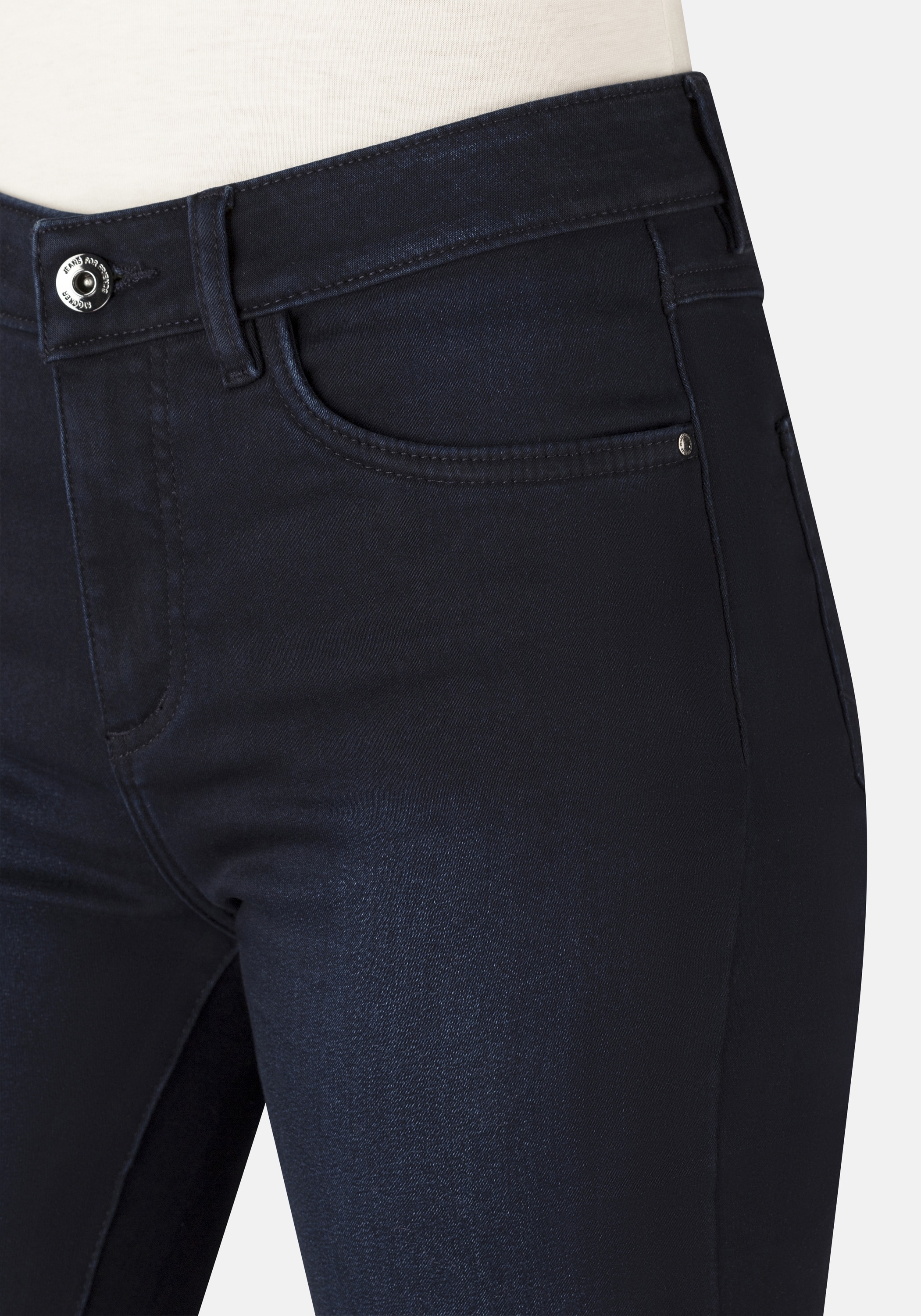 STOOKER WOMEN 5-Pocket-Jeans »Straight Fit Zermatt Thermo«, Straight Fit Casual Clean Wash Denim Jeans für Damen