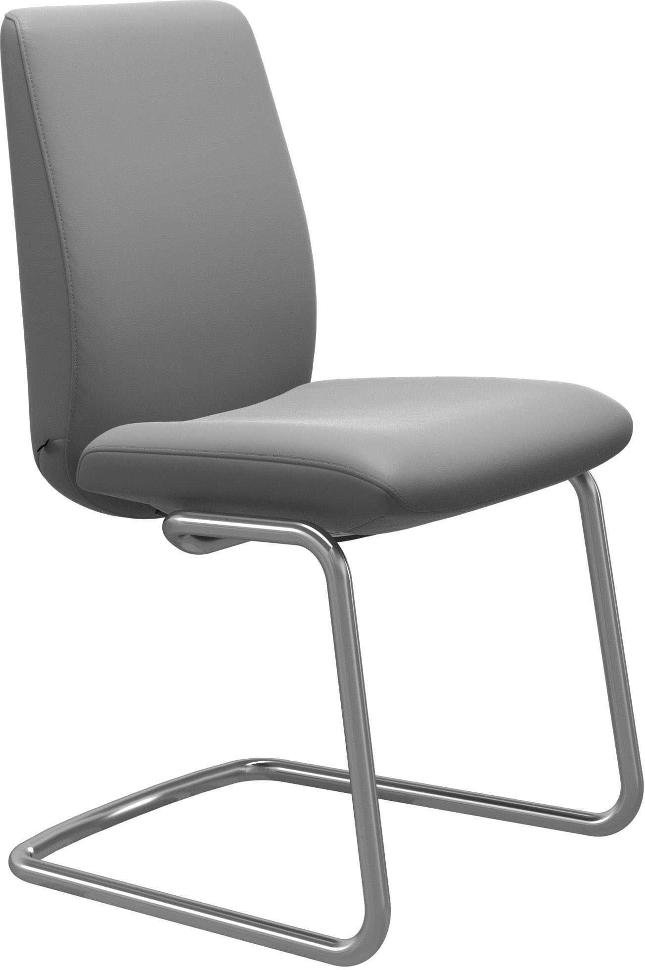 Stressless Polsterstuhl "Laurel", Leder BATICK, Low Back, Größe L, mit Beinen aus Stahl in Schwarz matt