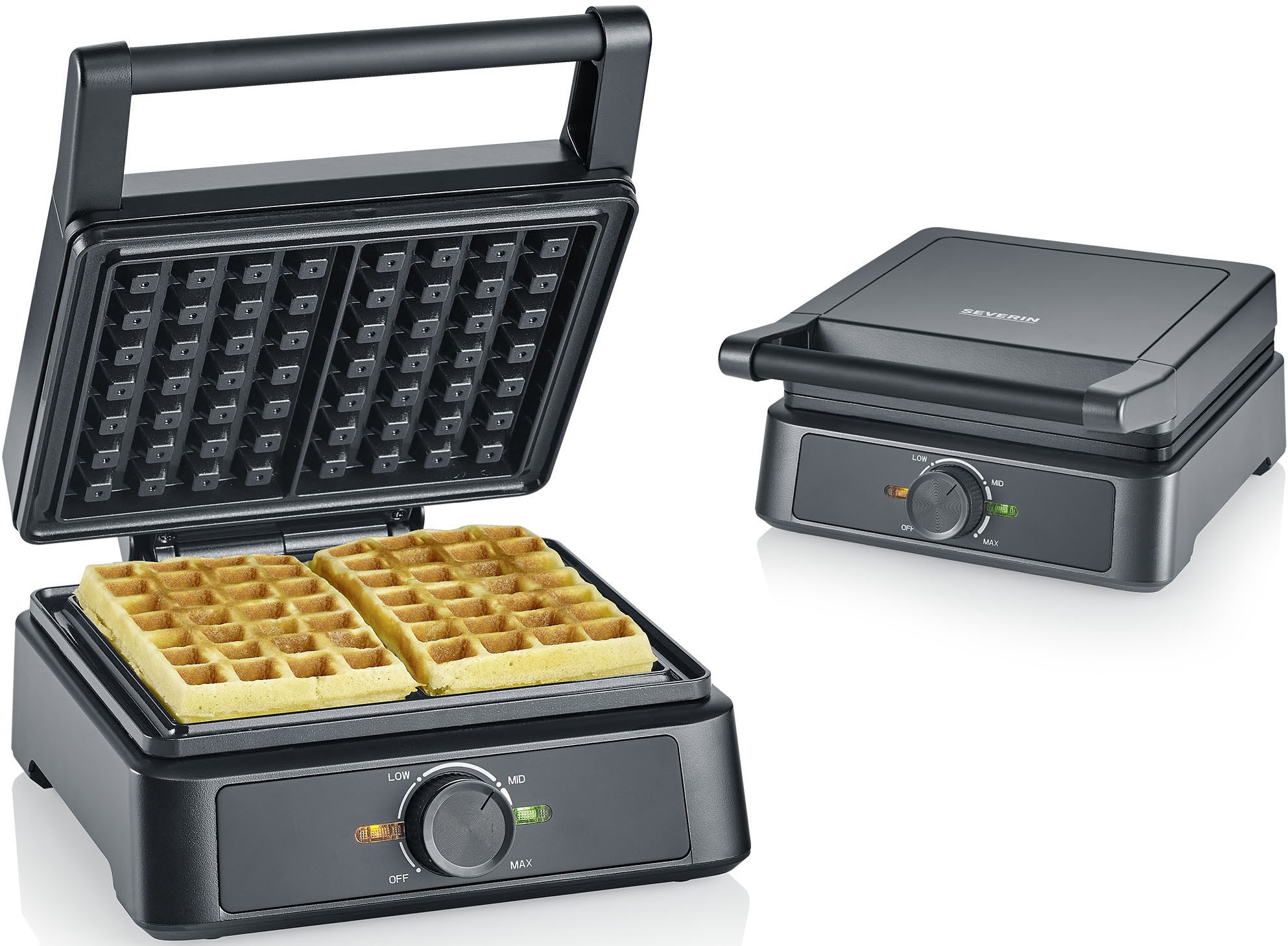 Severin Waffeleisen "WA 2125" 1600 W Belgisches Waffeleisen günstig online kaufen
