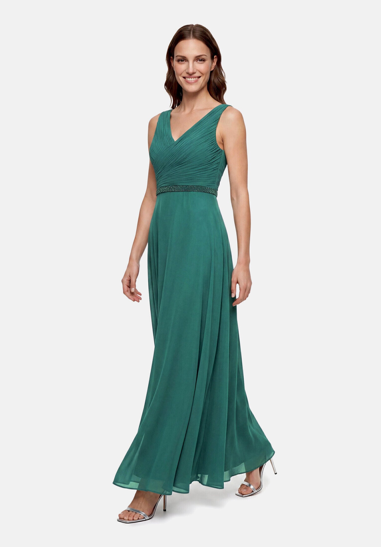 Vera Mont Abendkleid "Damen mit Plissee" Ohne Tasche Dekoelemente