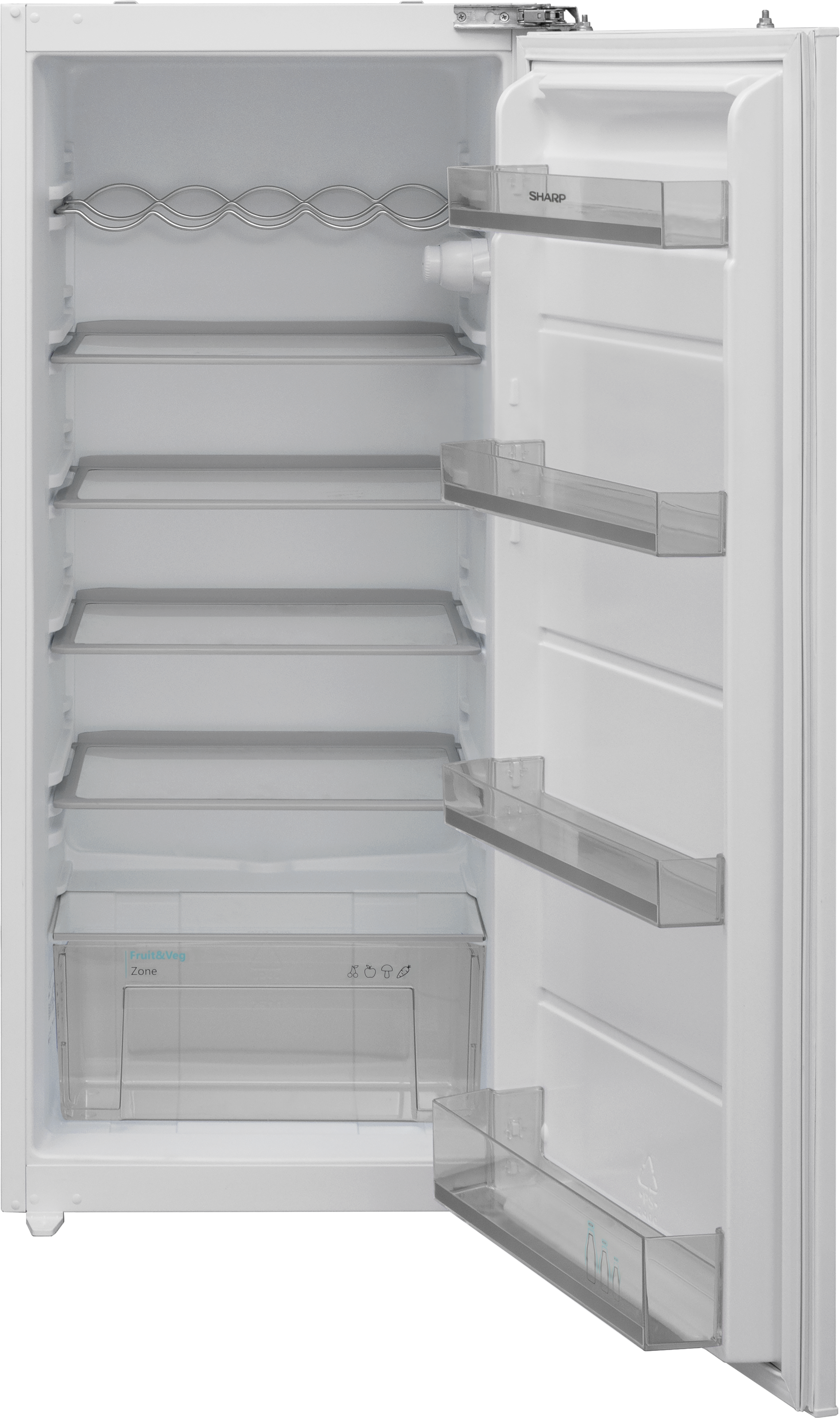 Sharp Einbaukühlschrank »SJ-LE204M0X-EU«, (123cm Nische), Festtür