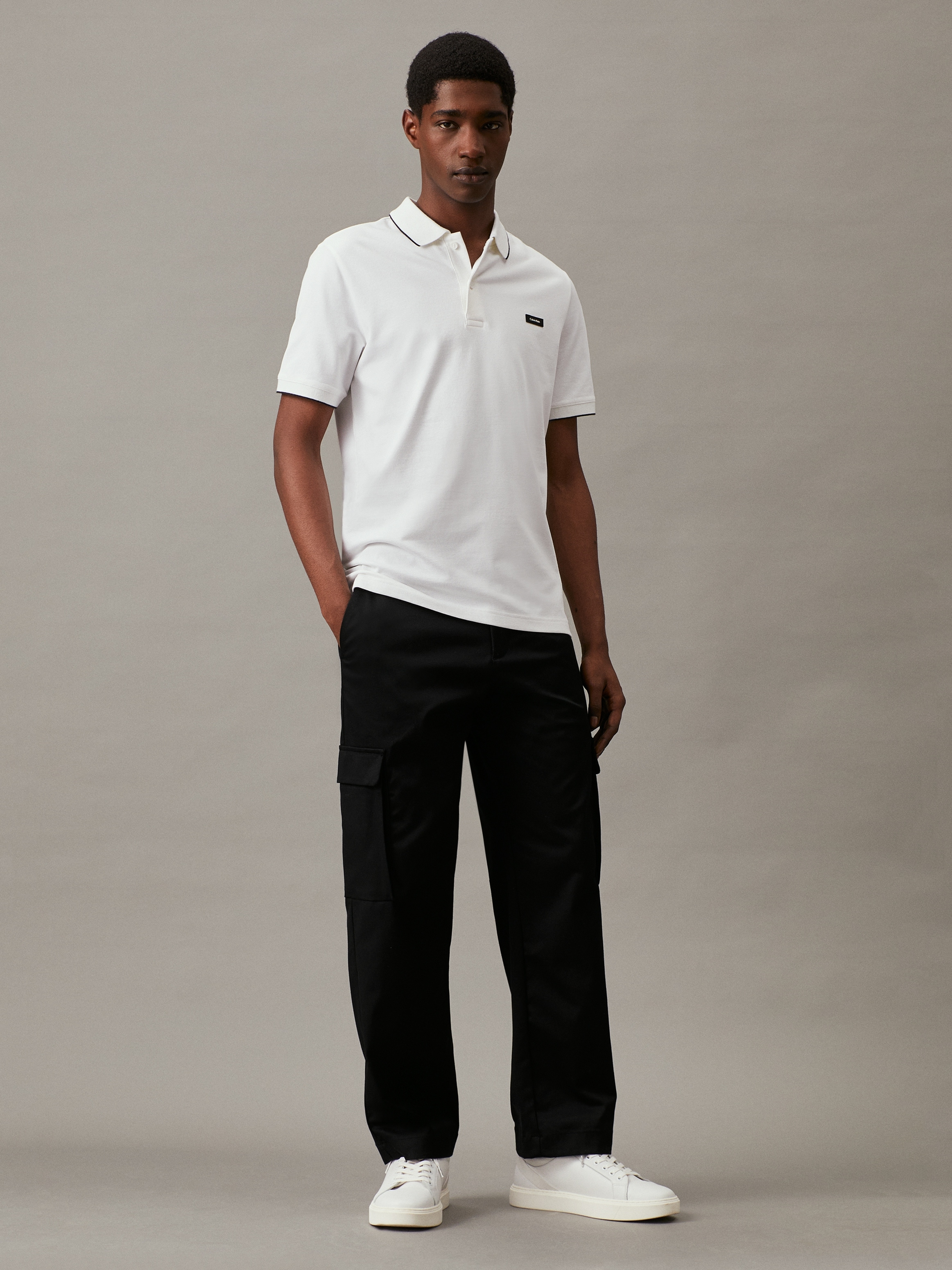 Calvin Klein Poloshirt »STRETCH PIQUE TIPPING POLO«