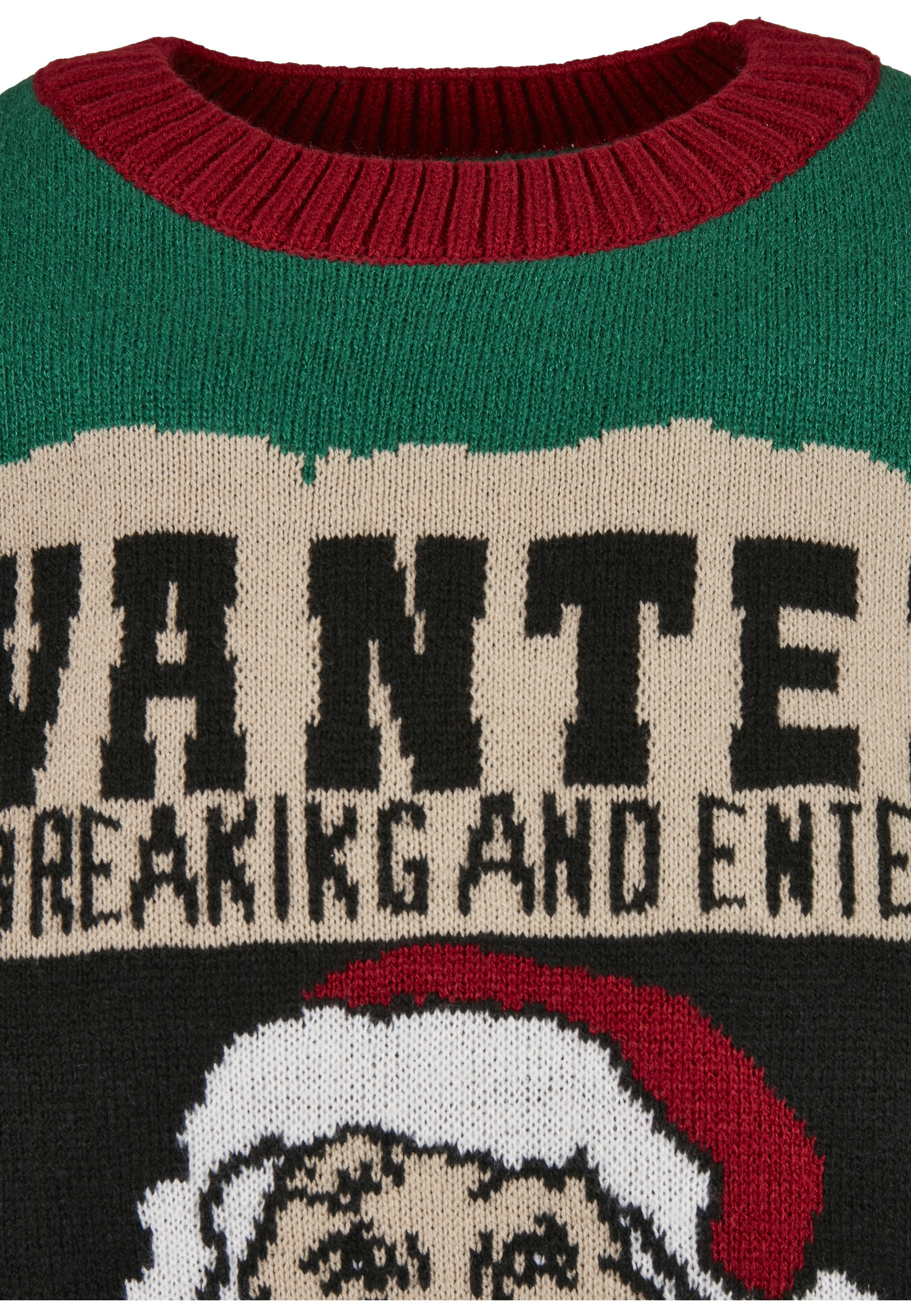 URBAN CLASSICS Rundhalspullover »Urban Classics Herren Wanted Christmas Sweater« 1