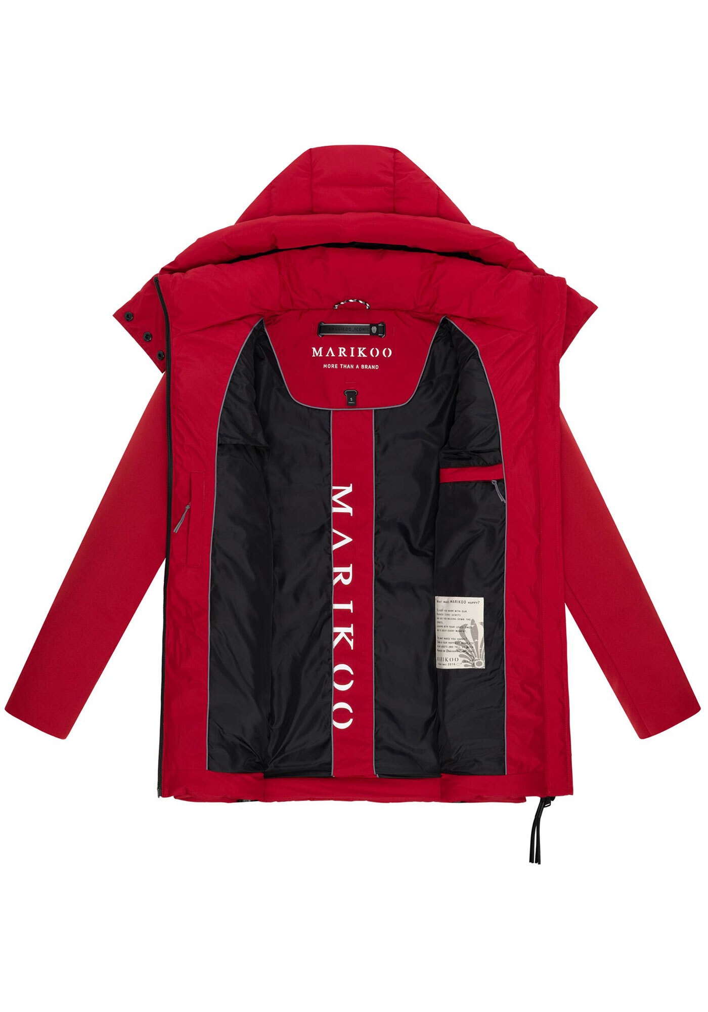 Marikoo Winterjacke »Tivaa«, Feminine Silhouette