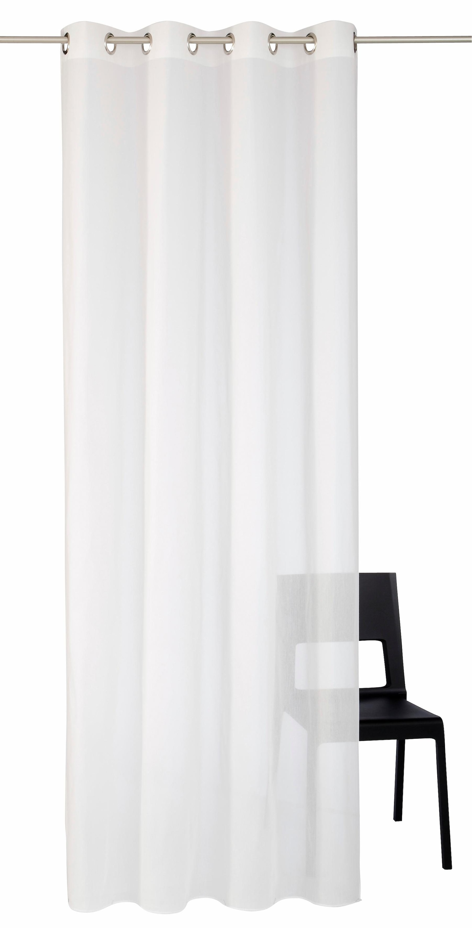 Wirth Gardine "Audrey" Ösen 1 Stk. tlg. Fertigstore mit Ösen (Ø 4 cm) nach günstig online kaufen