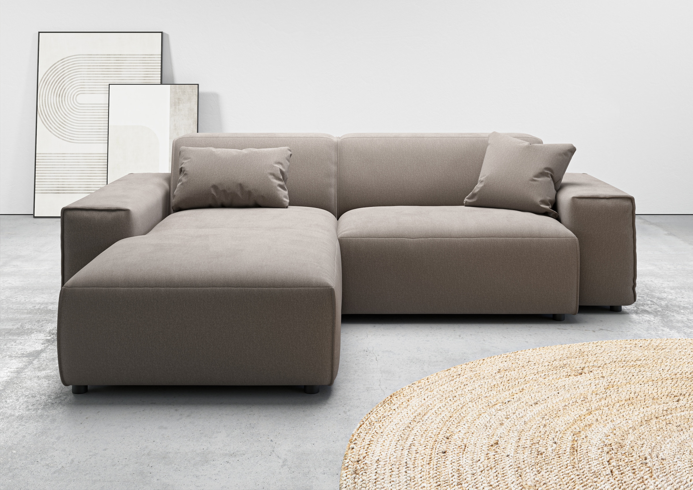 Home affaire Ecksofa "Glimminge L-Form auch in Breitcord, Feincord + Easy c günstig online kaufen