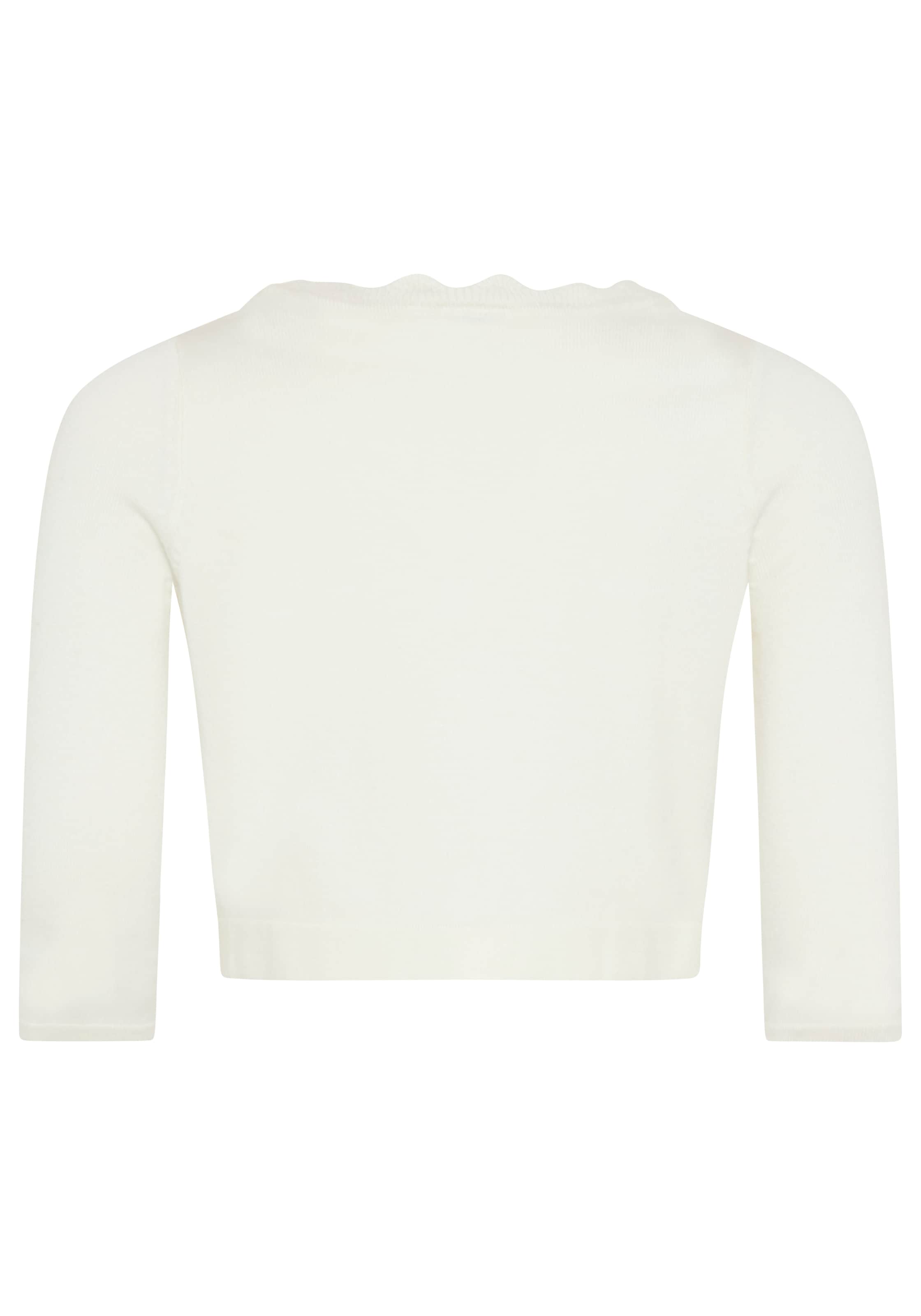 KIDSWORLD Strickjacke »Strickjacke mit schöner Wellenkante« 1-Knopf-Form, Langarm, aus Feinstrick