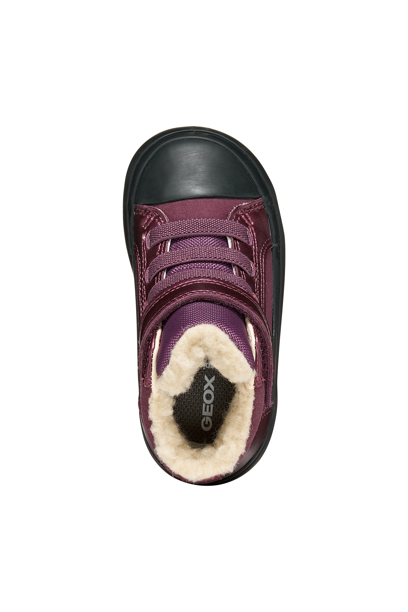 Geox Lauflernschuh »B GISLI GIRL«  Winterstiefelette, Winterboots mit Klettriemchen und Gummizug