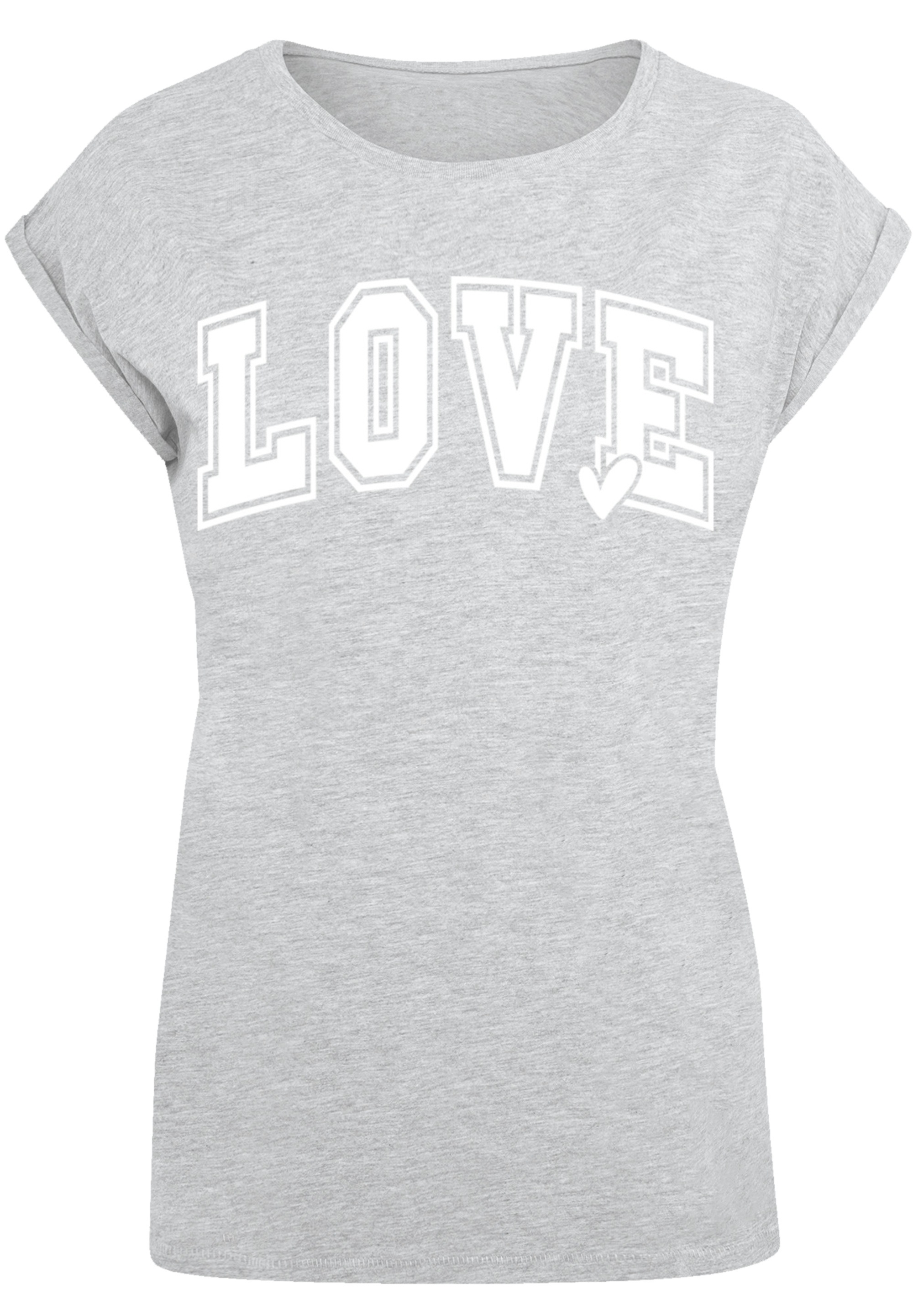 F4NT4STIC T-Shirt "Love University Valentinstag Herz", Premium Qualität günstig online kaufen