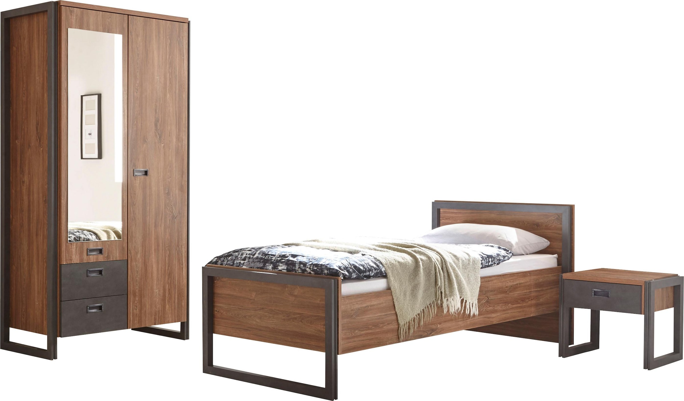 Home affaire Schlafzimmer-Set »Detroit«, (Set, 3 tlg.)