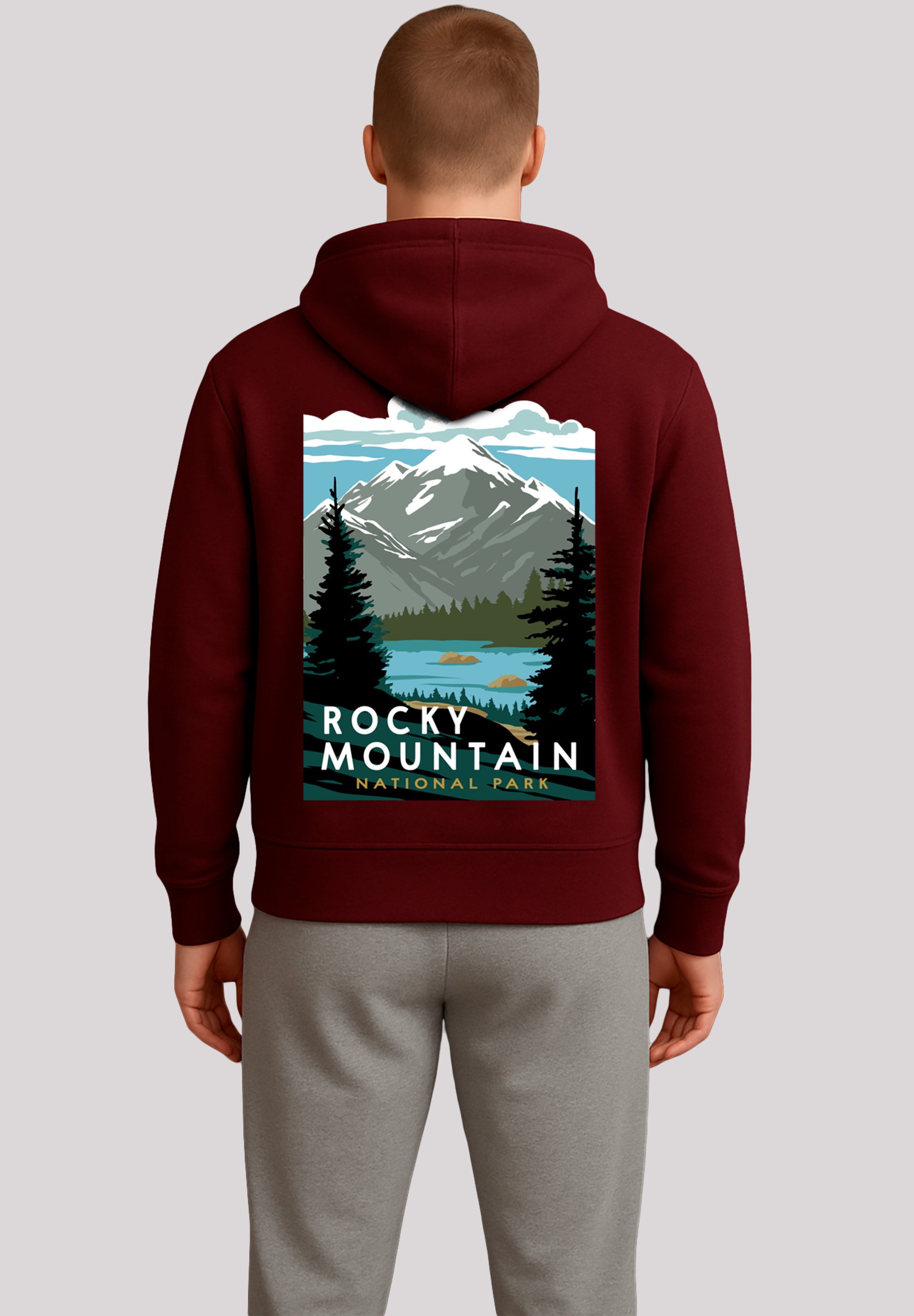 F4NT4STIC Kapuzenpullover "US National Parks Rocky Mountain National Park", günstig online kaufen