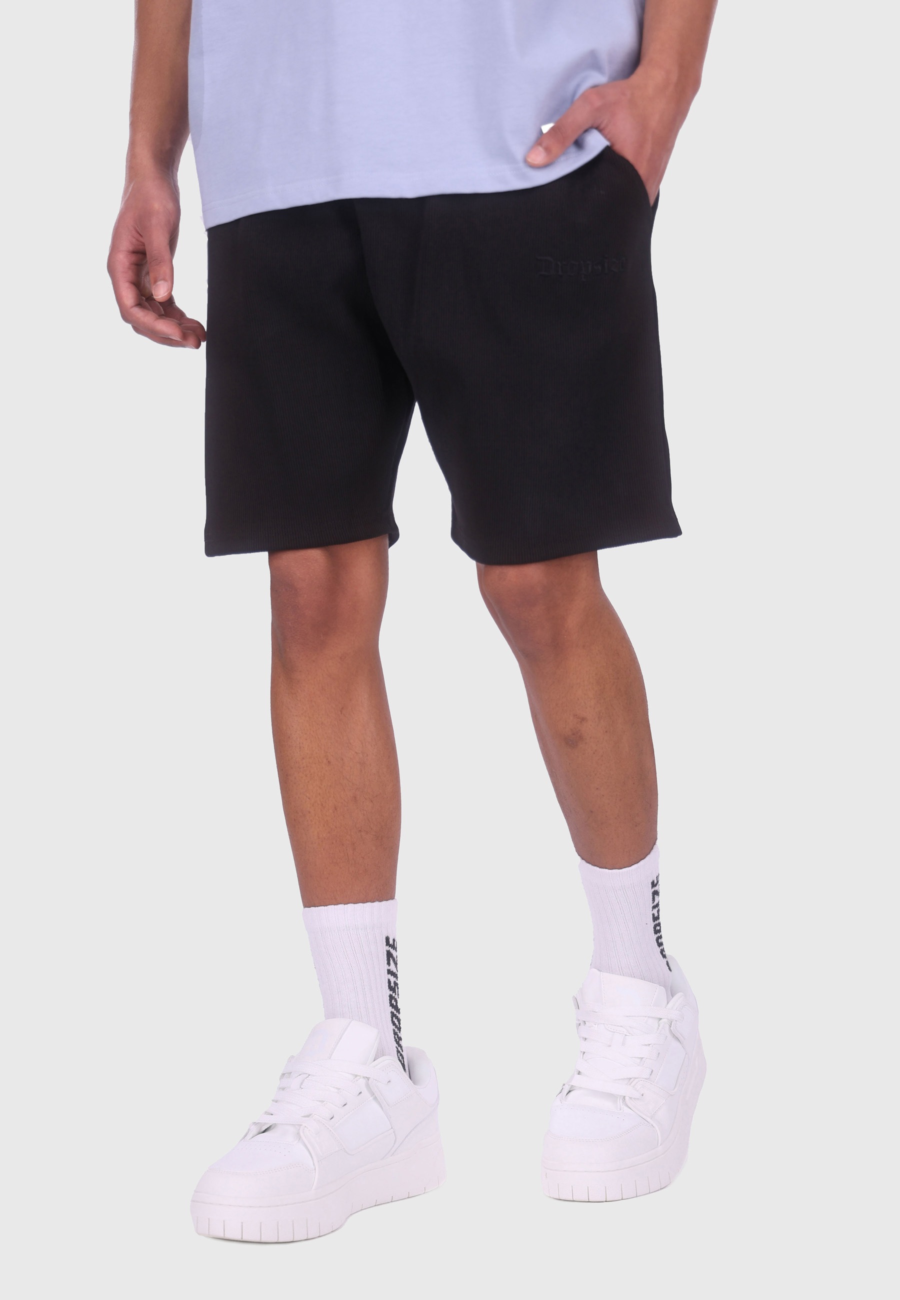 Dropsize Shorts »Dropsize HEAVY EMBO RIB SHORTS«