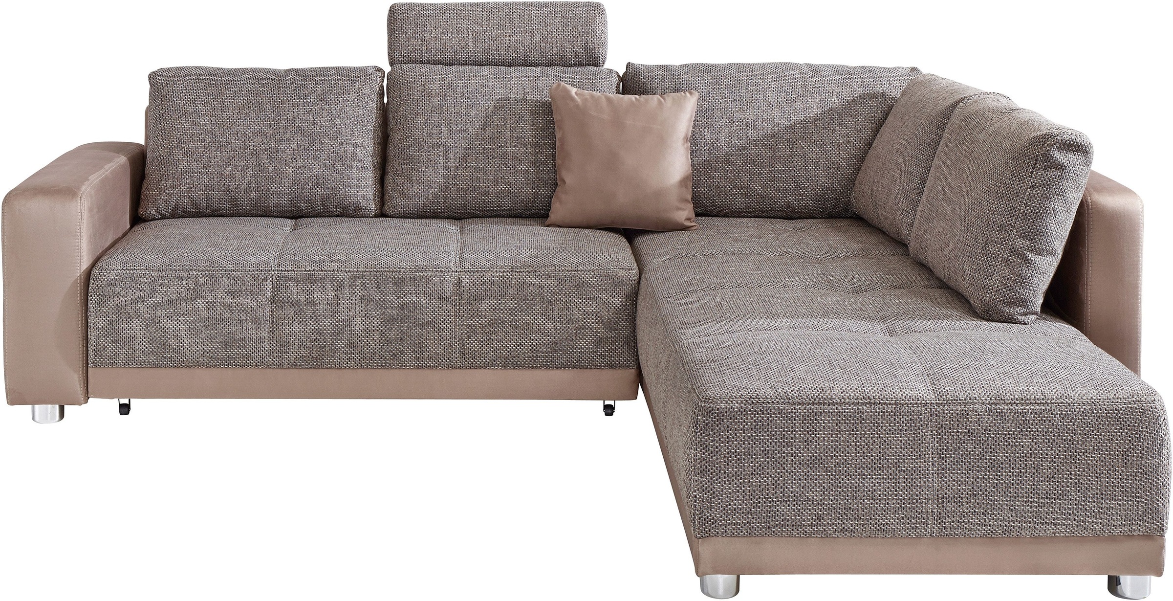 Jockenhöfer Gruppe Ecksofa "Orlando L-Form, B: 257 cm" mit Bettfunktion, Be günstig online kaufen