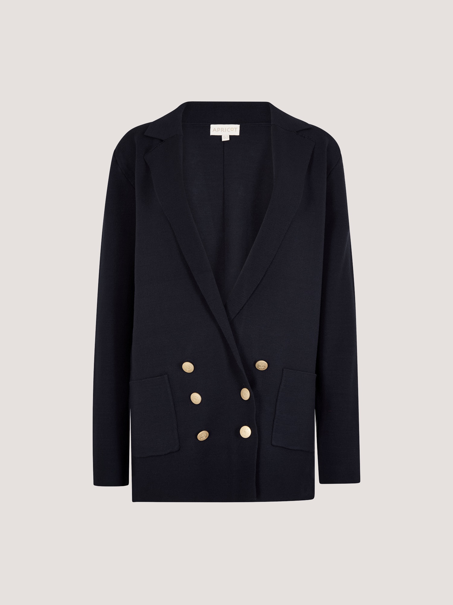 Apricot Longblazer »Blazer aus Rippstrick« Einfarbig