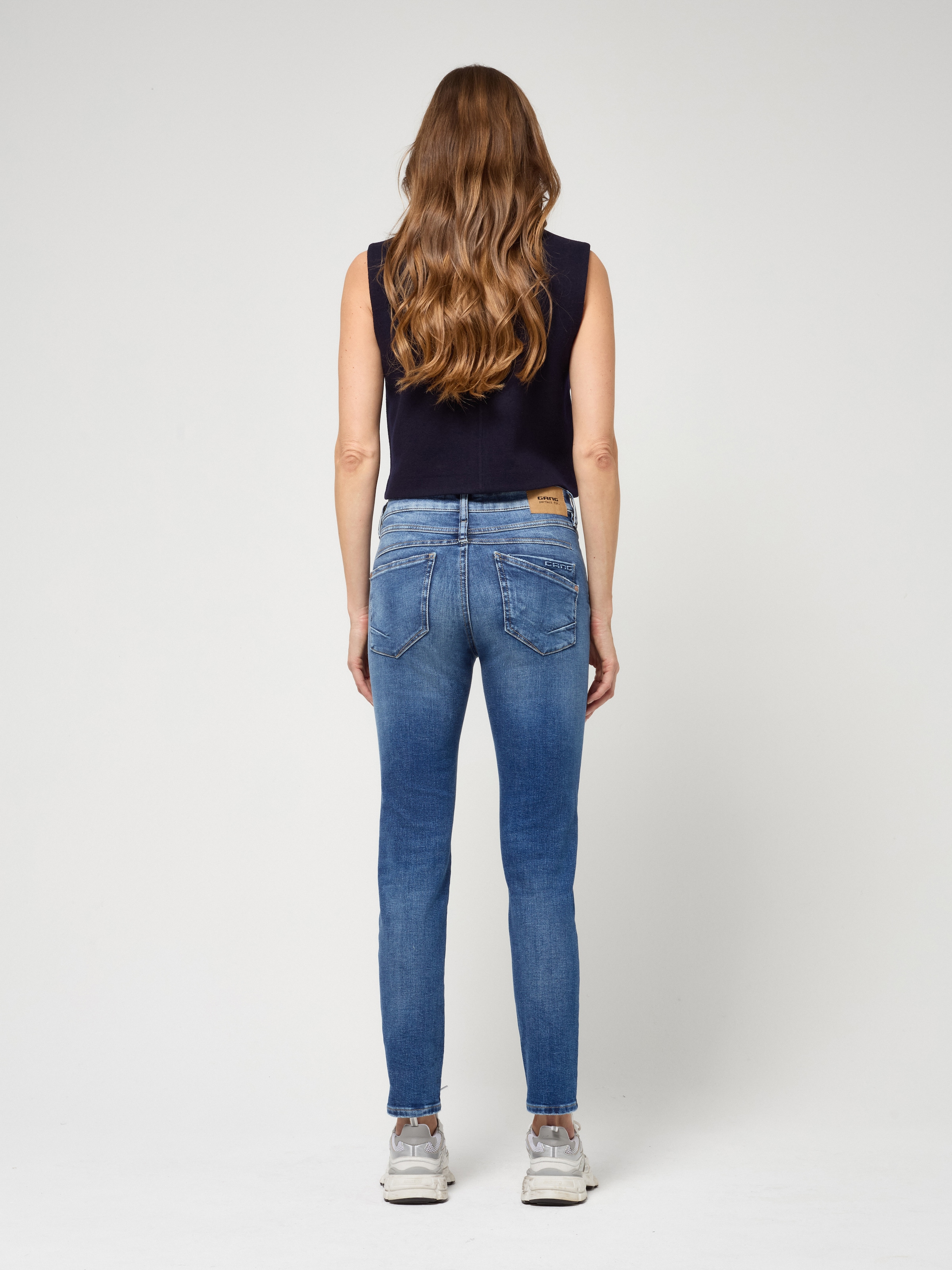 GANG Relax-fit-Jeans »94ANNA« mit doppelten Gürtelschlaufen vorne