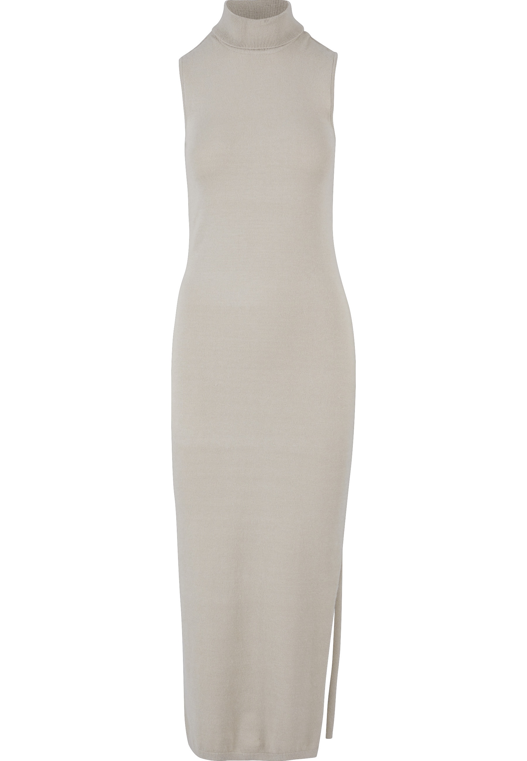 URBAN CLASSICS Shirtkleid "Urban Classics Damen Ladies Knitted Eco Viscose Turtleneck Dress" 1 tlg.