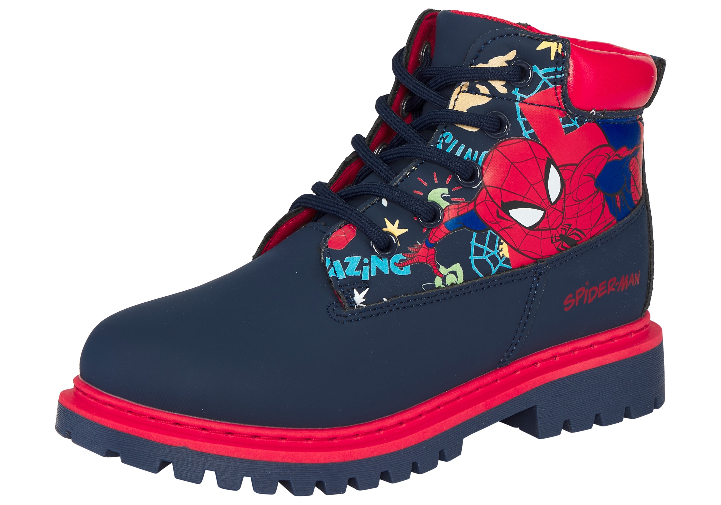Disney Winterboots "Spiderman" Winterschuhe, Winterboots, Schnürstiefel, Winterstiefel