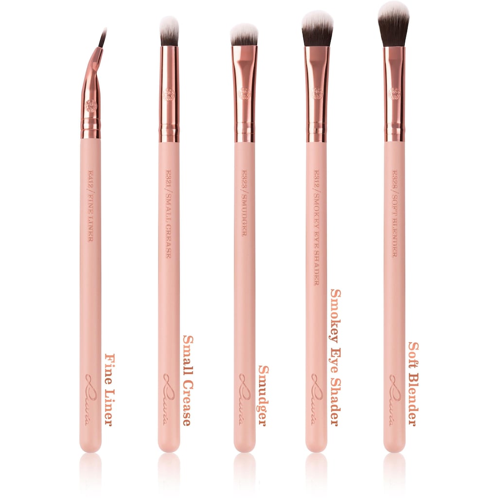 Luvia Cosmetics Kosmetikpinsel-Set »Essential Brushes - Expansion Set - Rose Golden Vintage«, (10 tlg.)