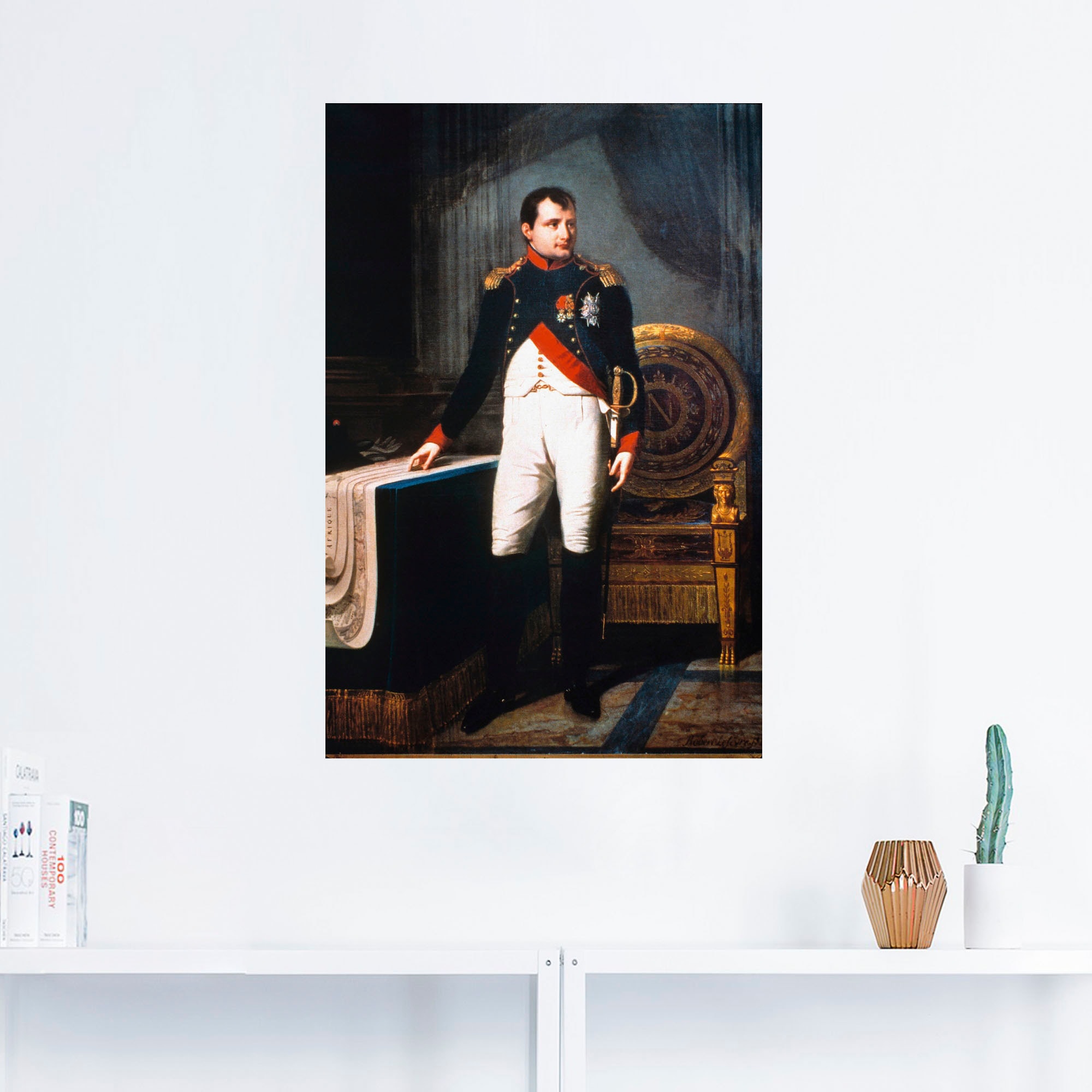 Artland Poster »Napoleon Bonaparte, 1809«, Menschen, (1 St.), als Alubild, Leinwandbild, Wandaufkleber oder Poster in versch. Größen