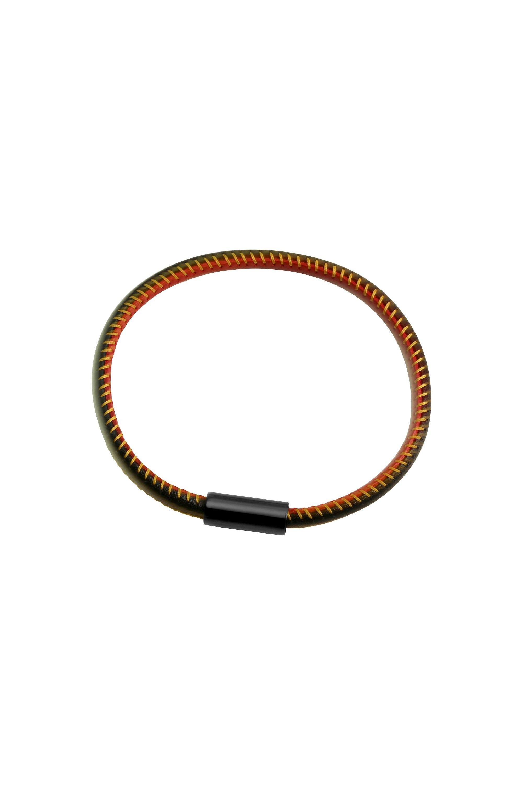 Zeeme Armband »echt Leder mit Deutschland-Farben 19cm«