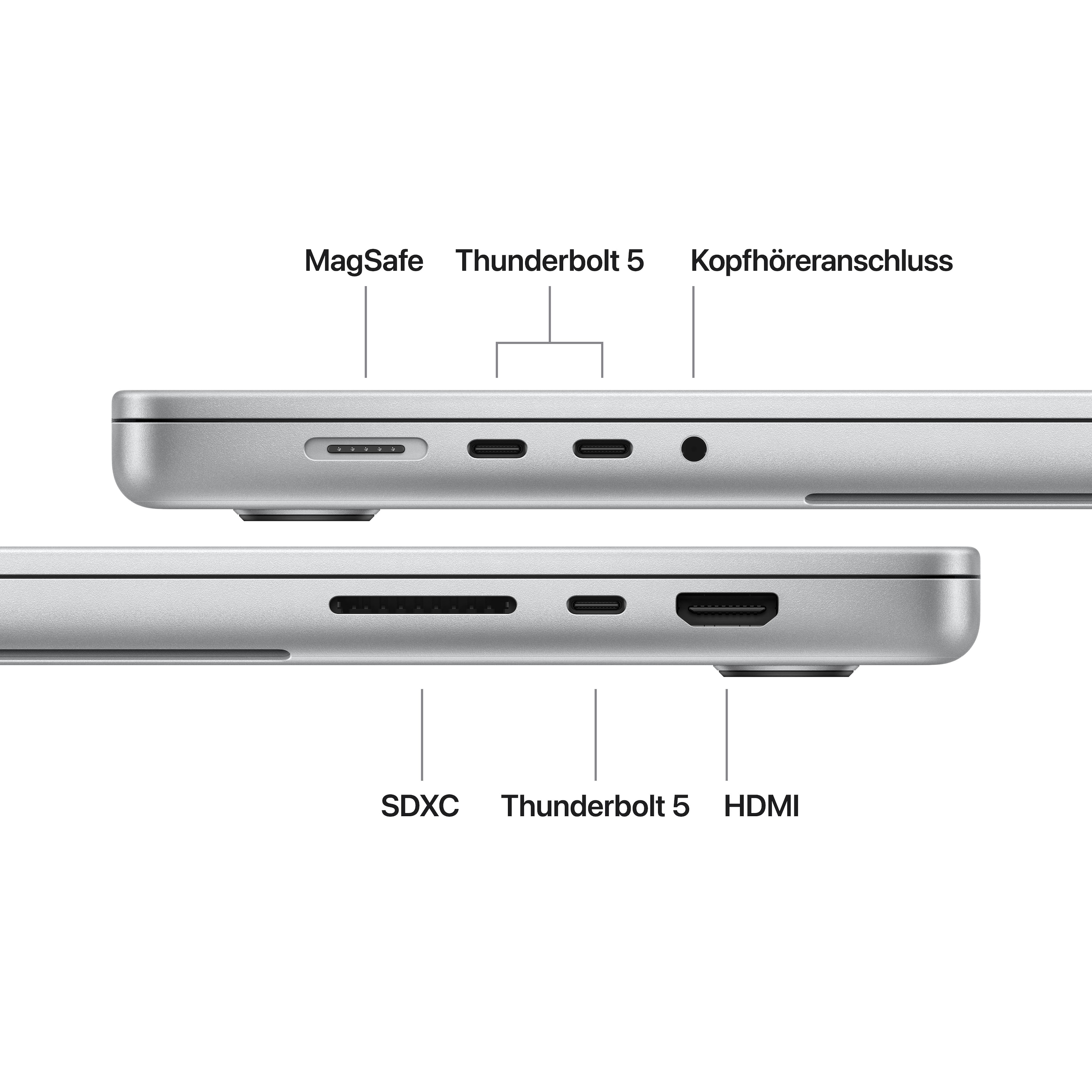 Apple Notebook »MacBook Pro CTO 16"« 41,05 cm / 16,2 ″ Apple M5 Pro 20-Core GPU 2.000 GB SSD