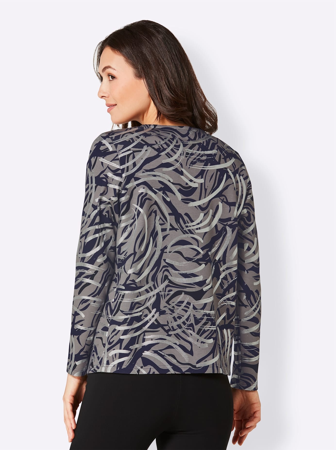 CREATION L PREMIUM Shirtjacke »Modal-Polyester-Shirtjacke«, (1 tlg.)