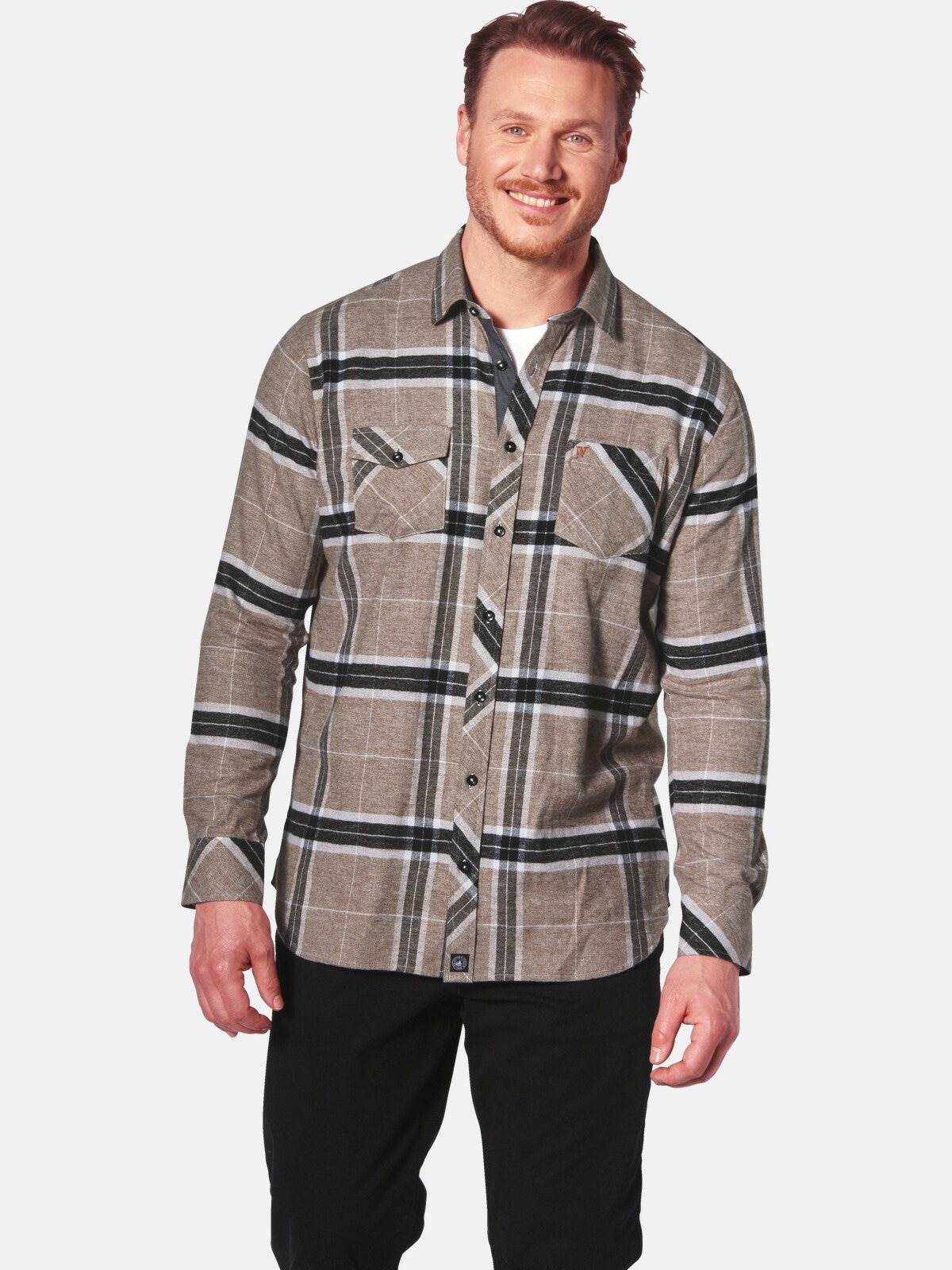 Jan Vanderstorm Flanellhemd "Hemd THORULFAR" 1 günstig online kaufen