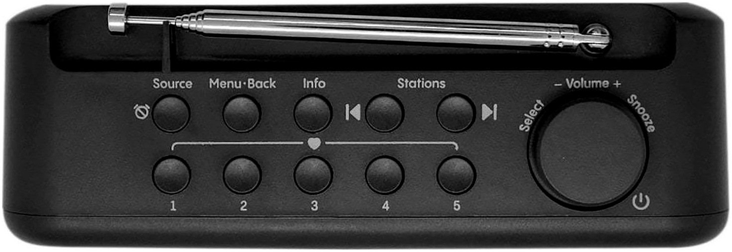 Pure Digitalradio (DAB+) »Elan One«, (Bluetooth FM-Tuner-Digitalradio (DAB+) 1,5 W)