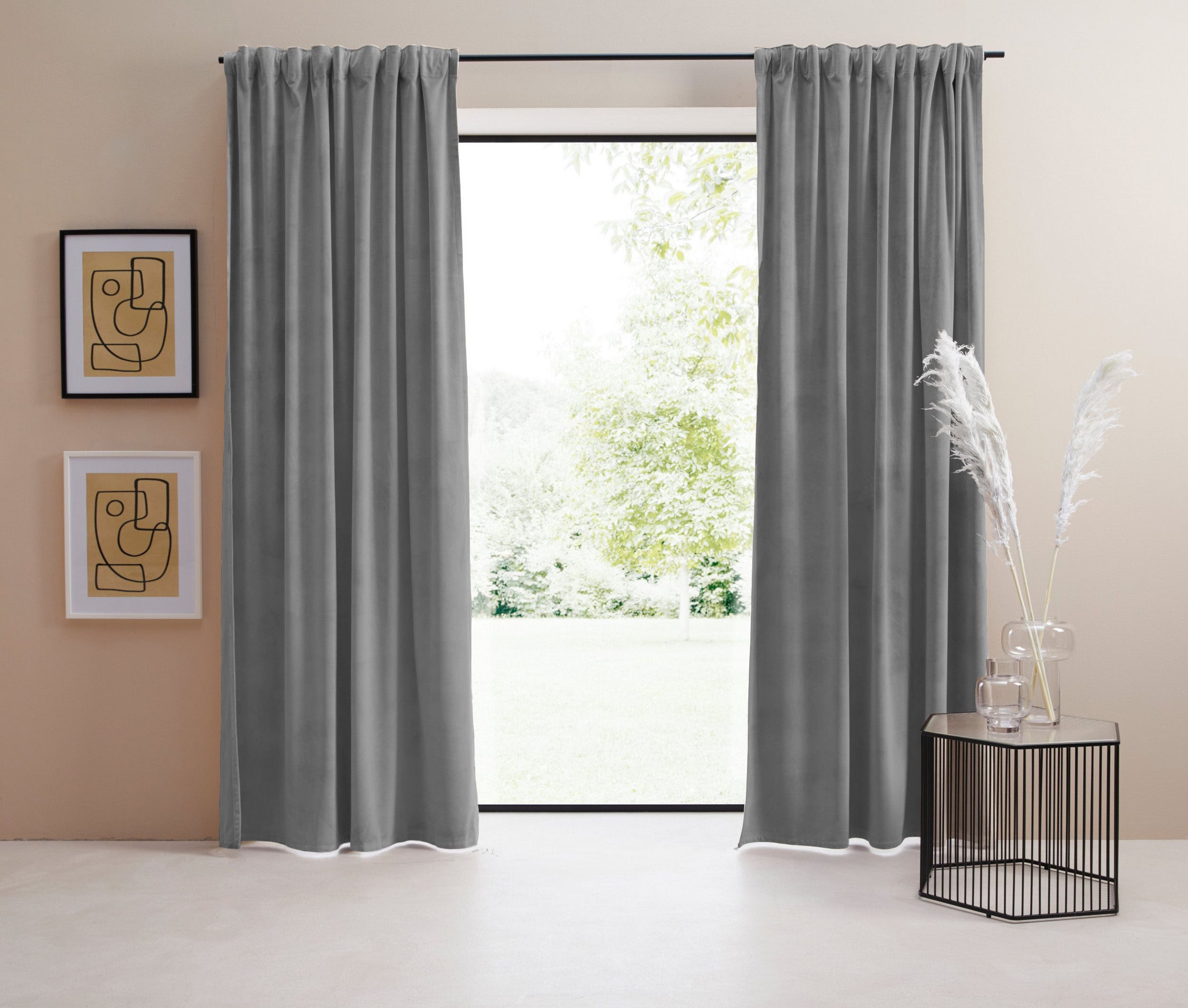 LeGer Home by Lena Gercke Gardine "LADINA" Multifunktionsband 1 Stk. tlg. blickdicht, gewebt, verschiedene Größen, Bestseller